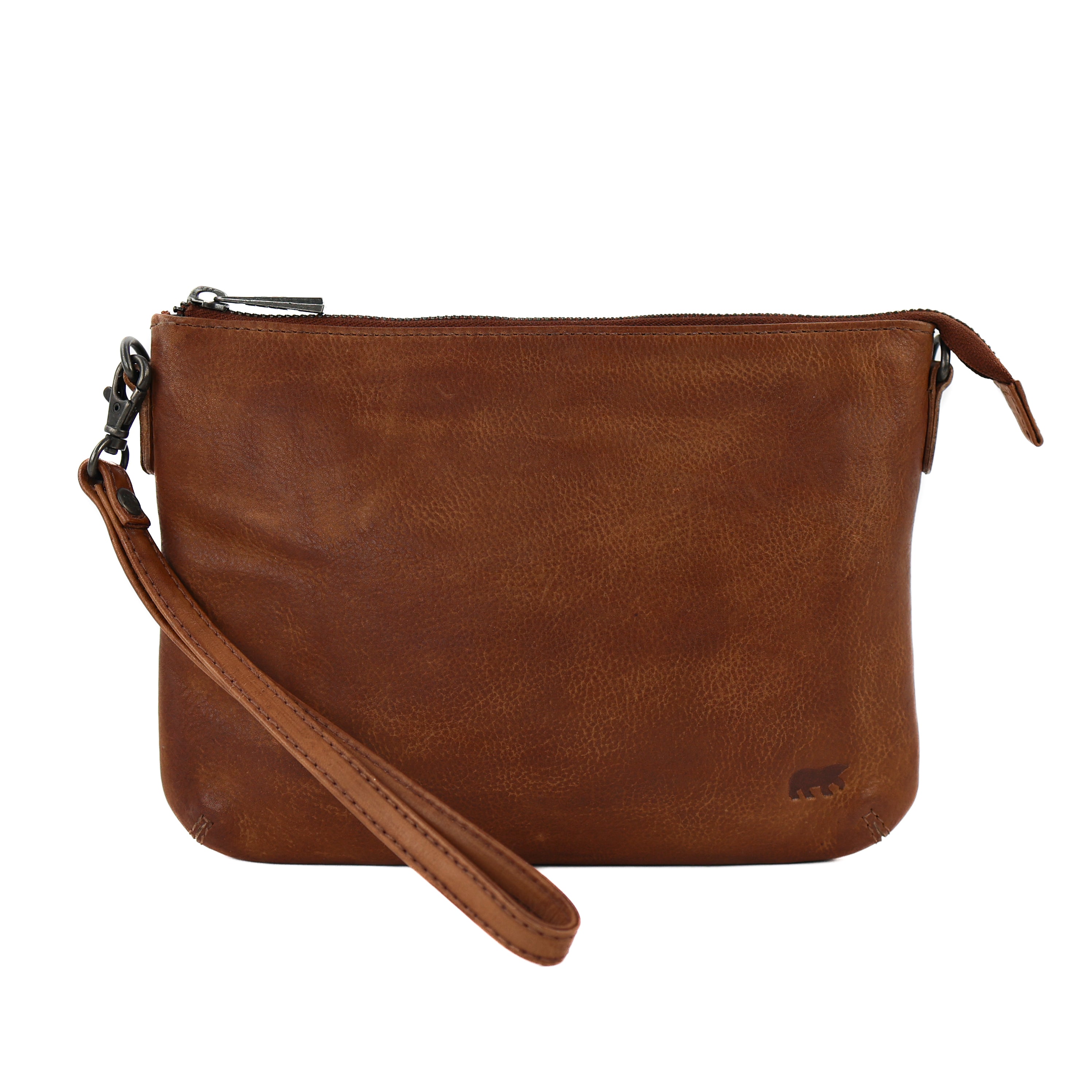 Clutch/Umhängetasche 'Julie' Cognac