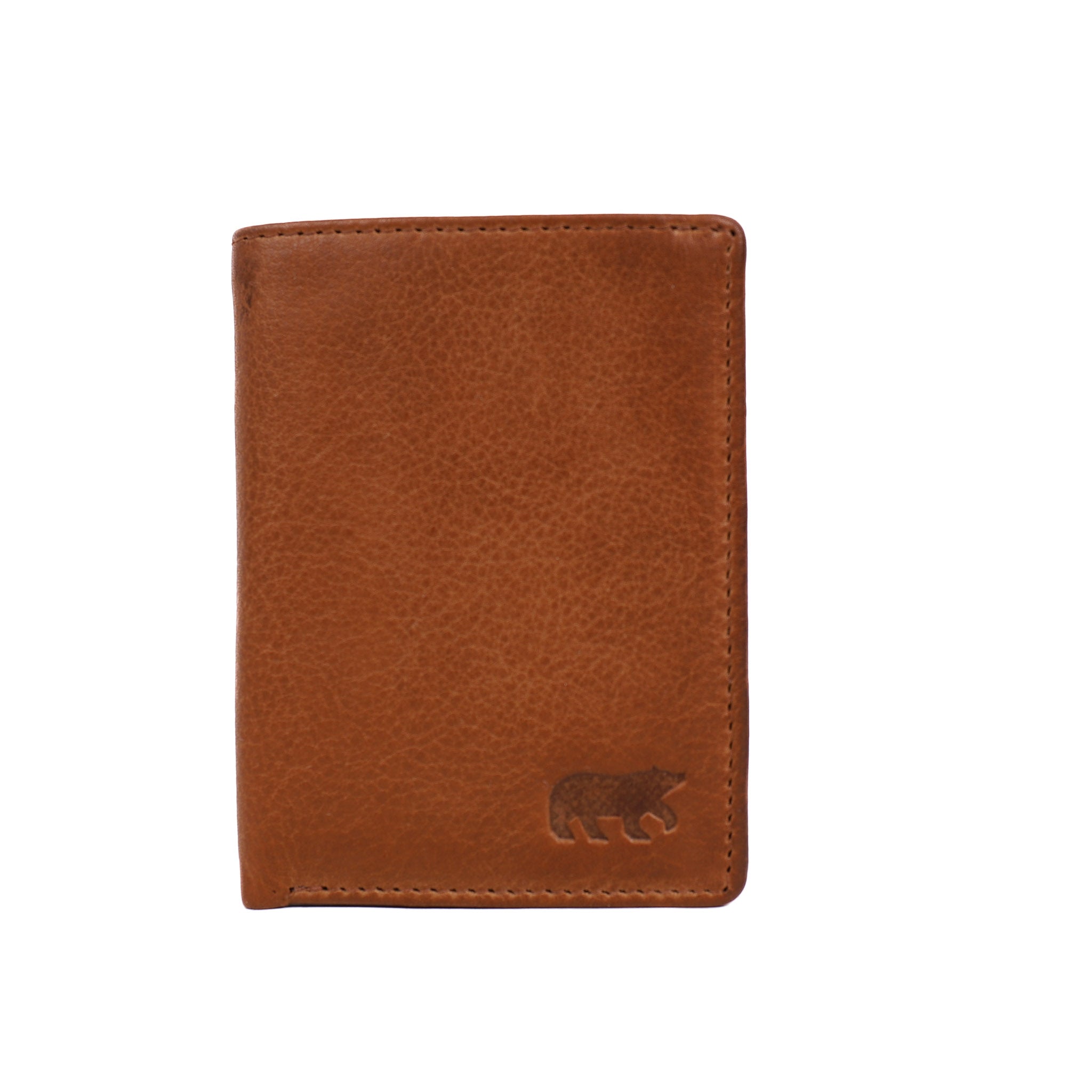 Kartenhalter mit Geldscheinfach 'Cas' Cognac