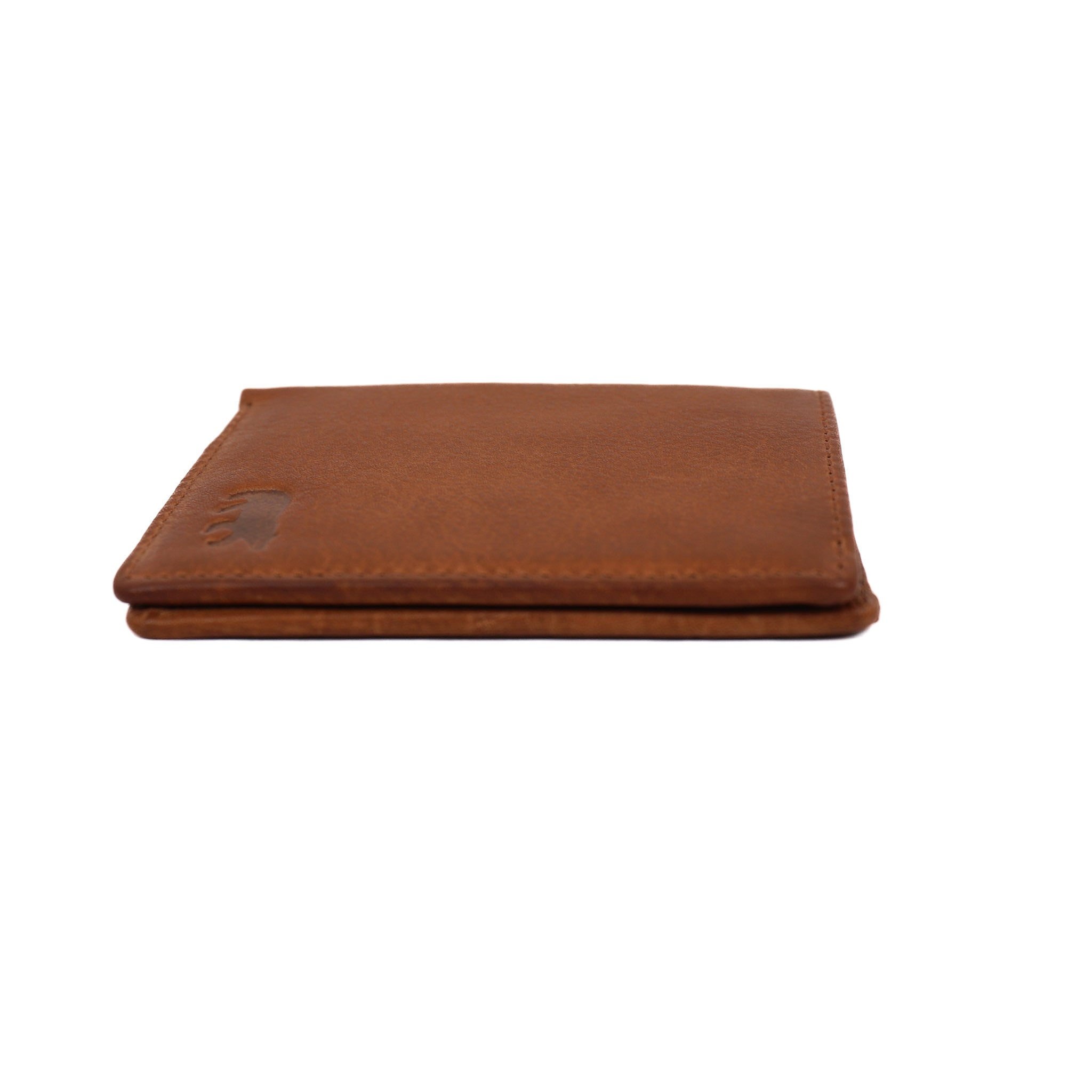 Kartenhalter mit Geldscheinfach 'Cas' Cognac