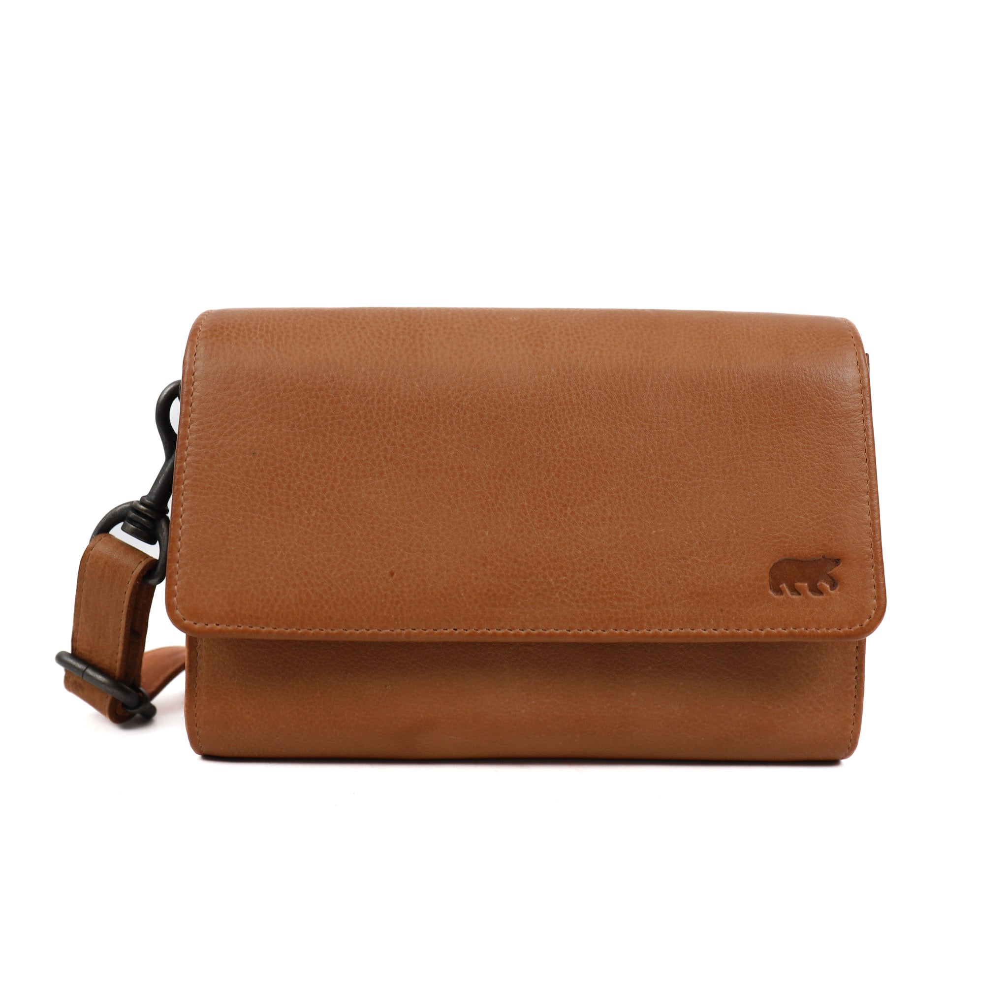 Clutch/Umhängetasche 'Elly' Taupe