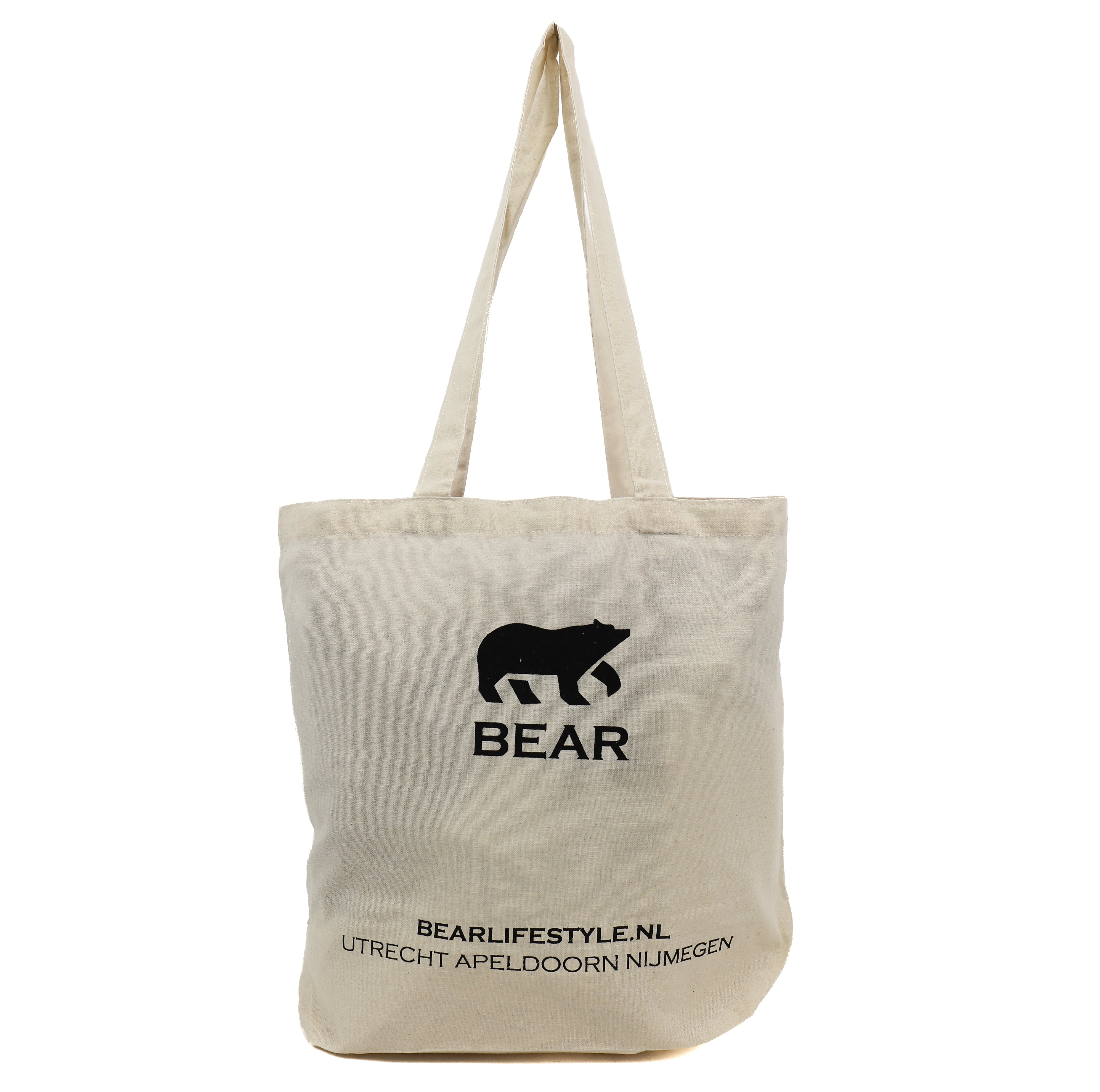 Baumwoll-Einkaufstasche 'Life is short, buy the bag'