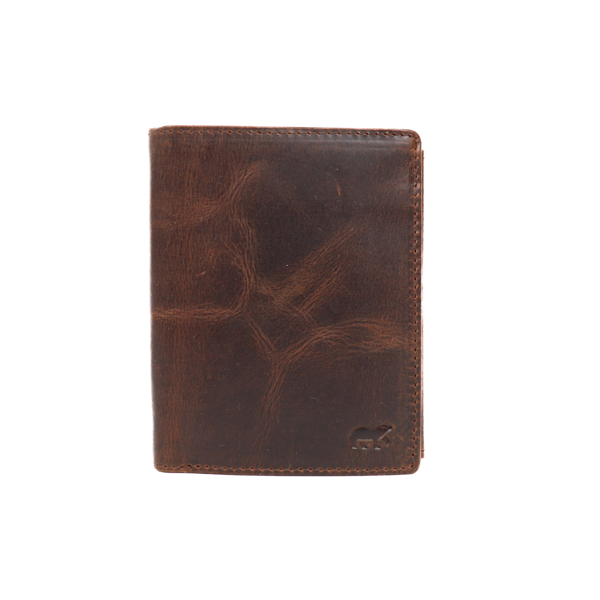 Hohes Billfold 'Klaas' Vintage Braun