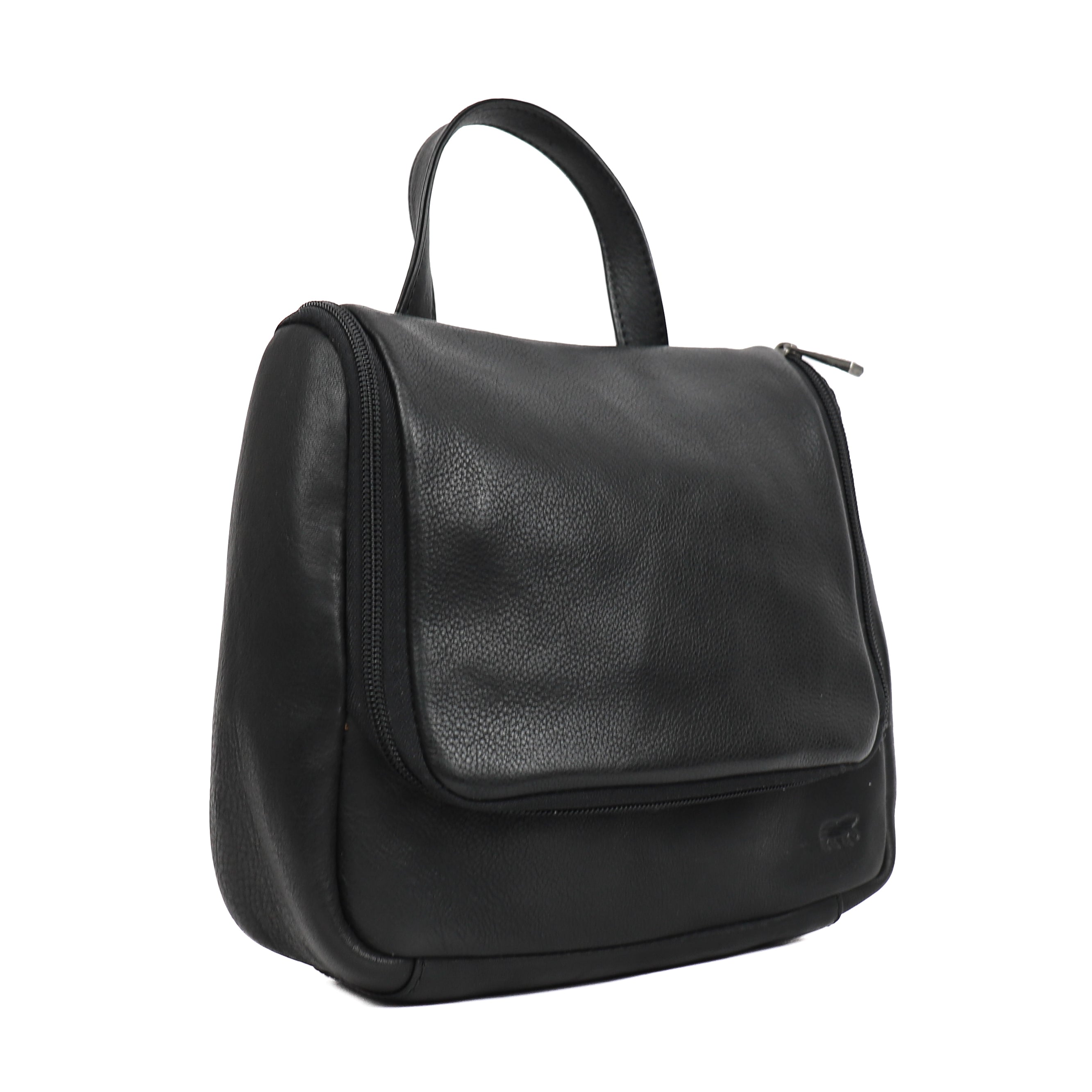 Hängender Kulturbeutel mit Haken 'Martin' Schwarz