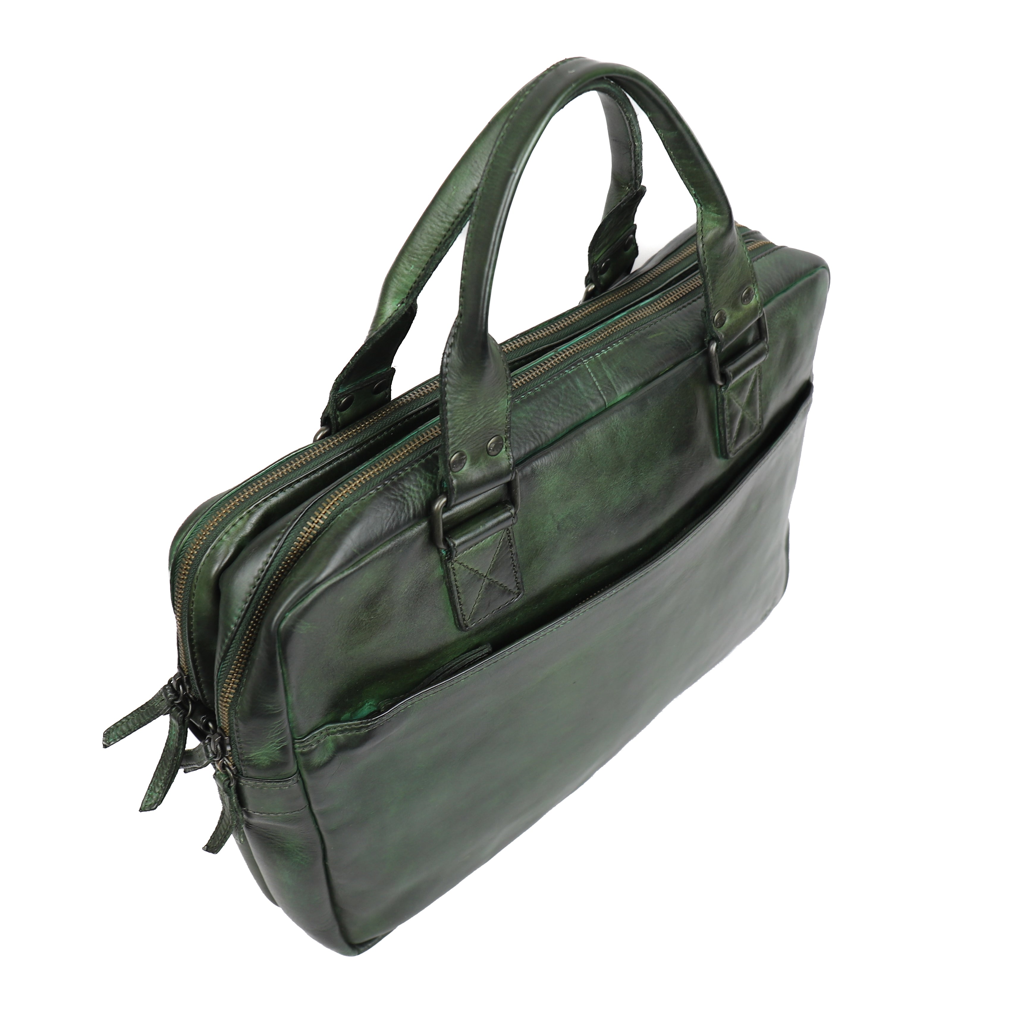 Laptop tasche 'Leandro' grün