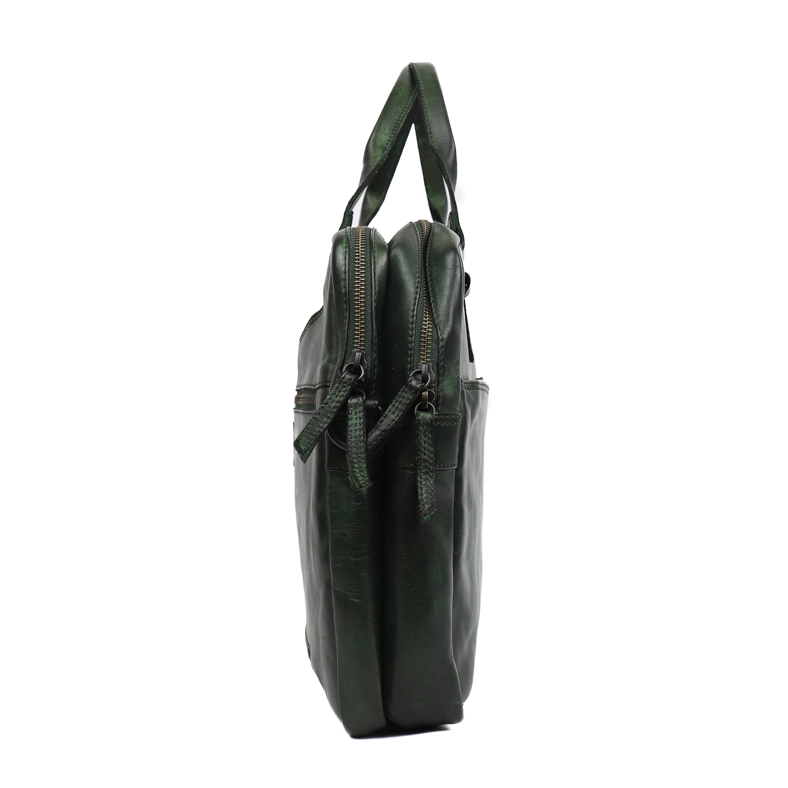 Laptop tasche 'Leandro' grün