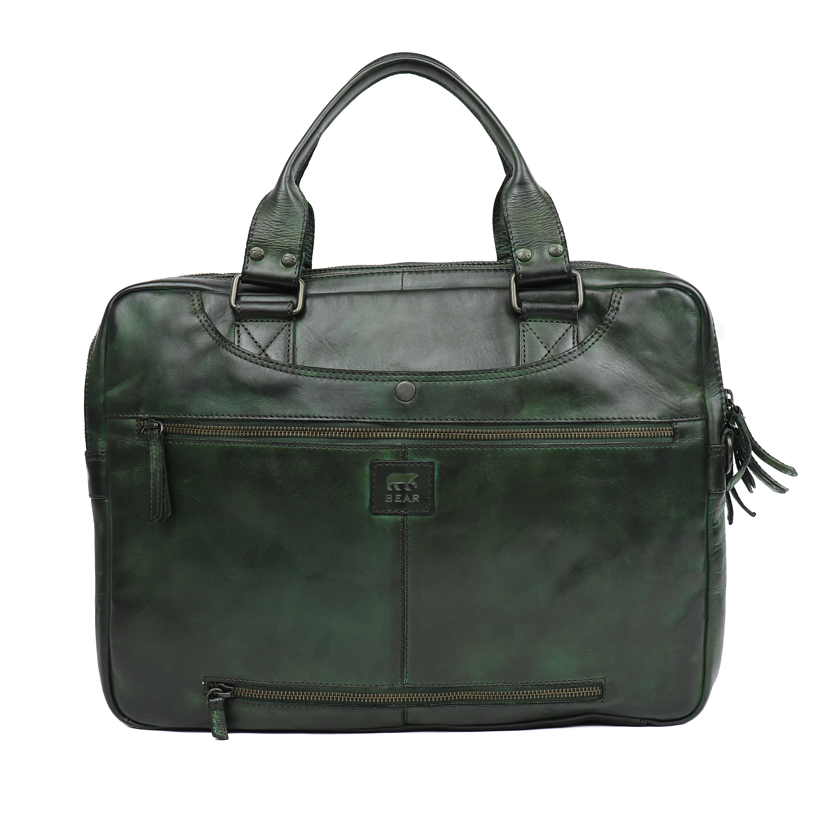 Laptop tasche 'Leandro' grün