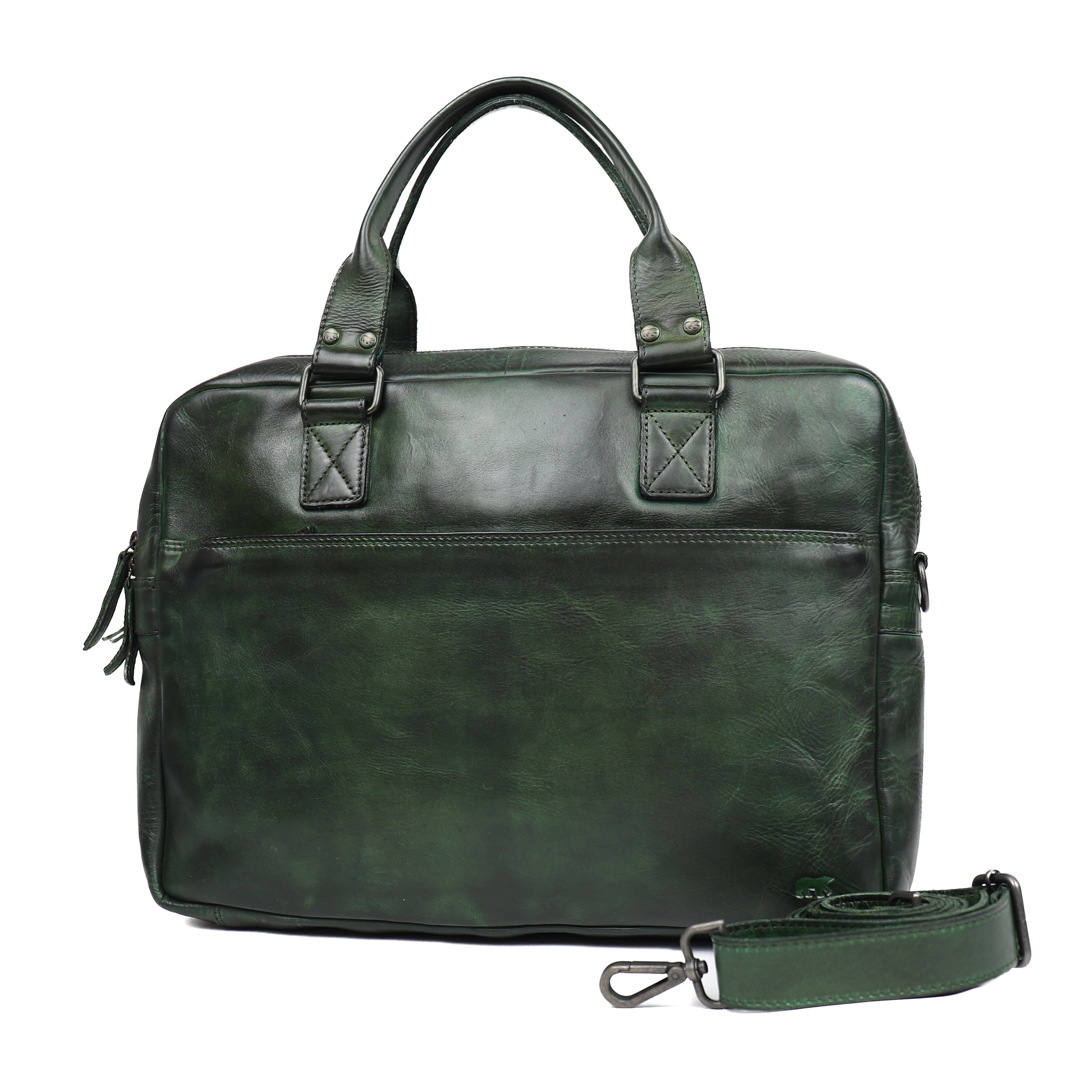 Laptop tasche 'Leandro' grün