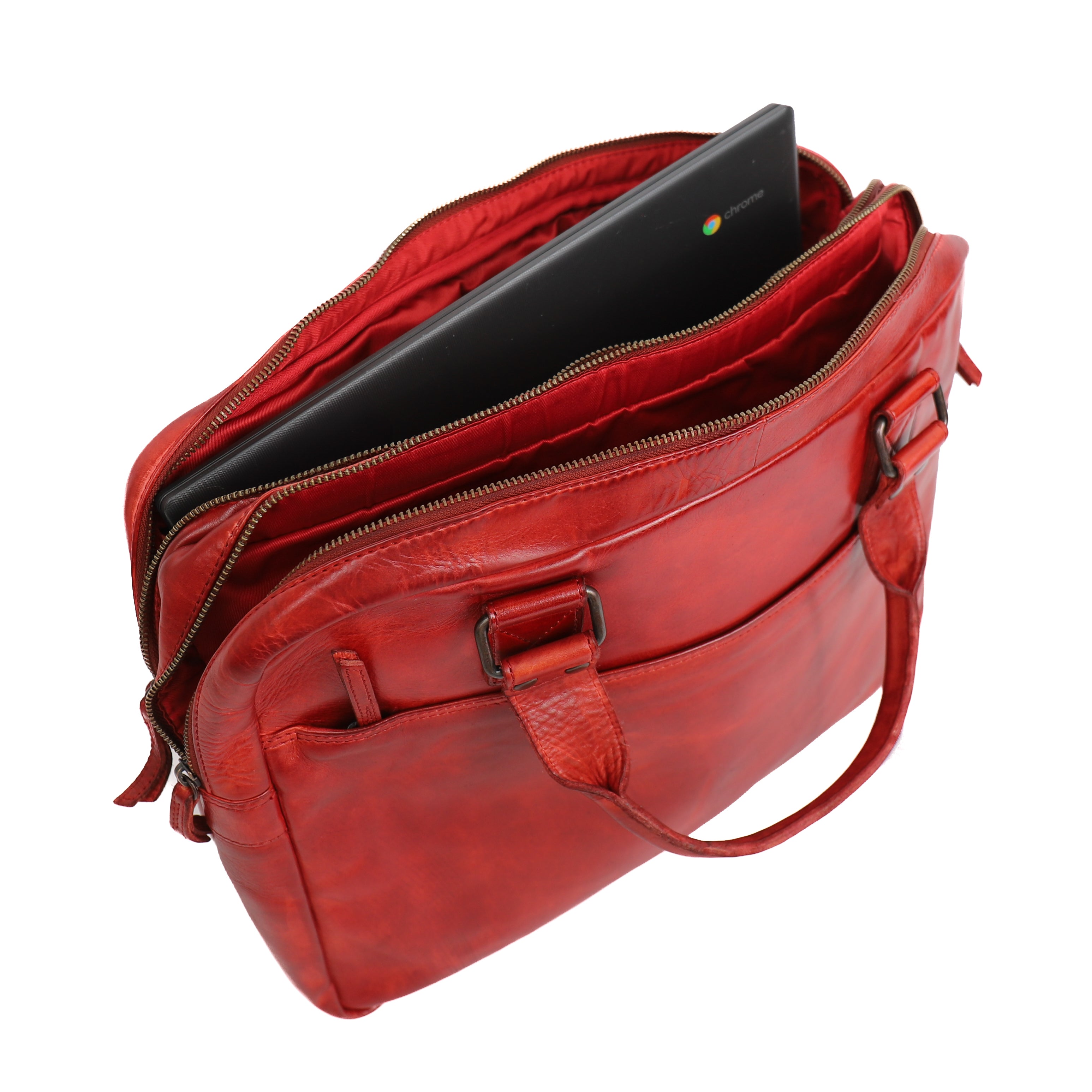 Laptop tasche 'Leandro' rot
