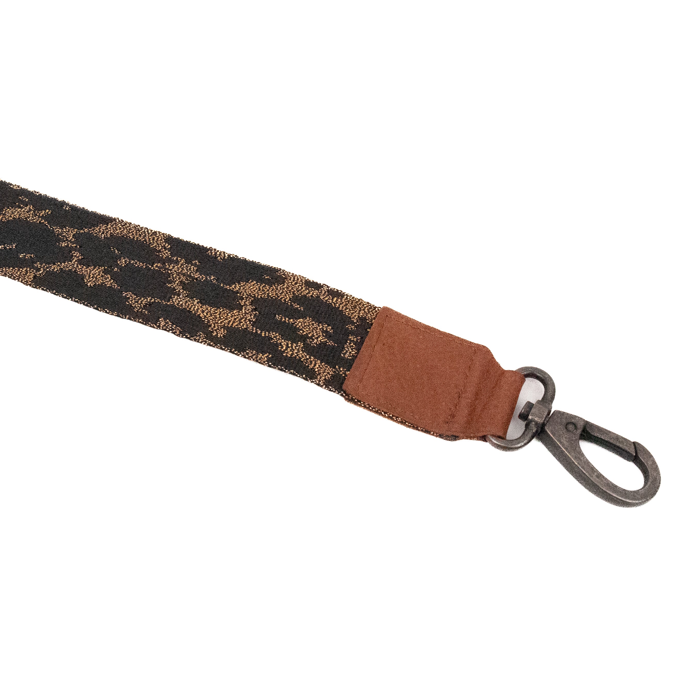 Bag Strap 'Leopard' Glitzer/Cognac