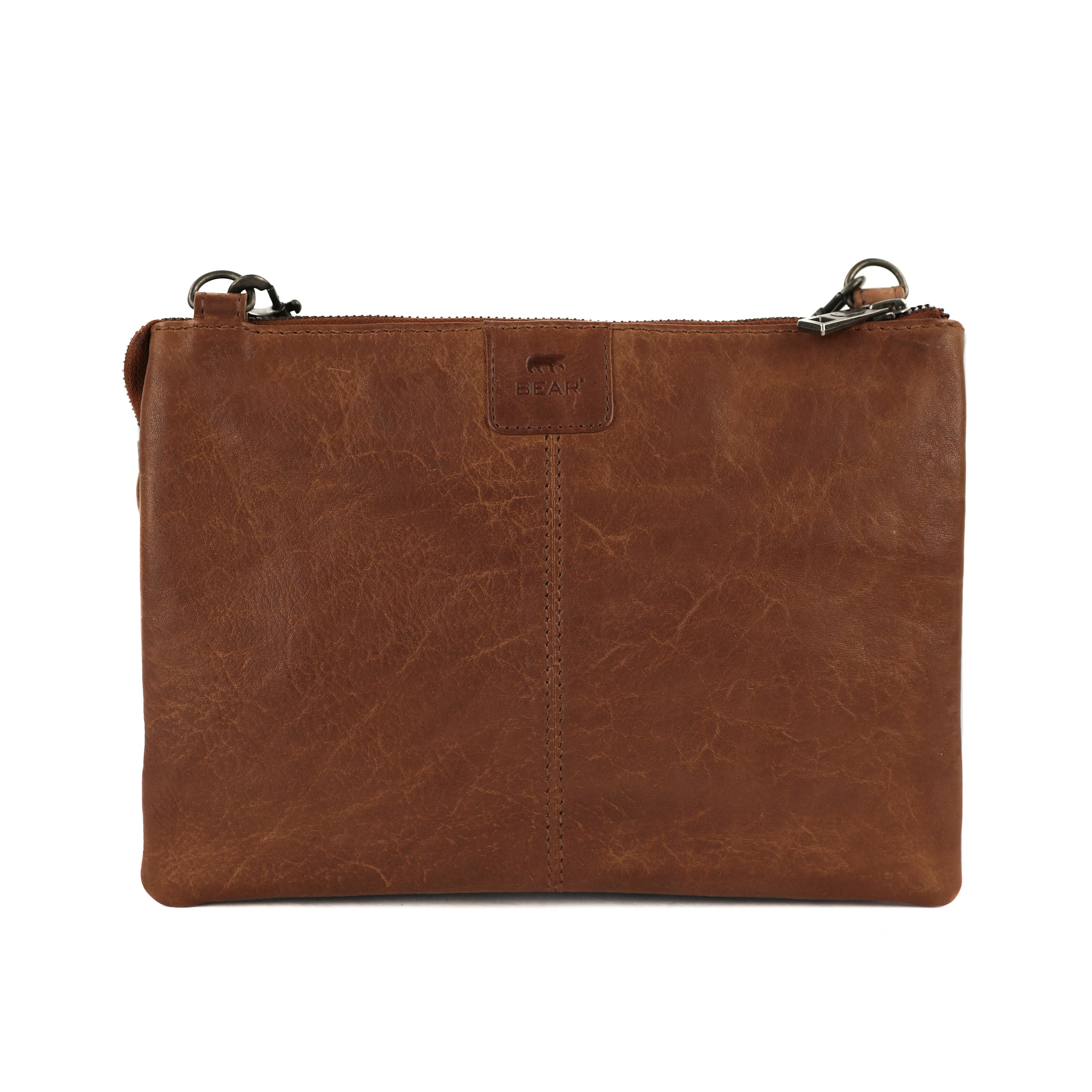 Portemonnaie Tasche 'Uma' XL Cognac