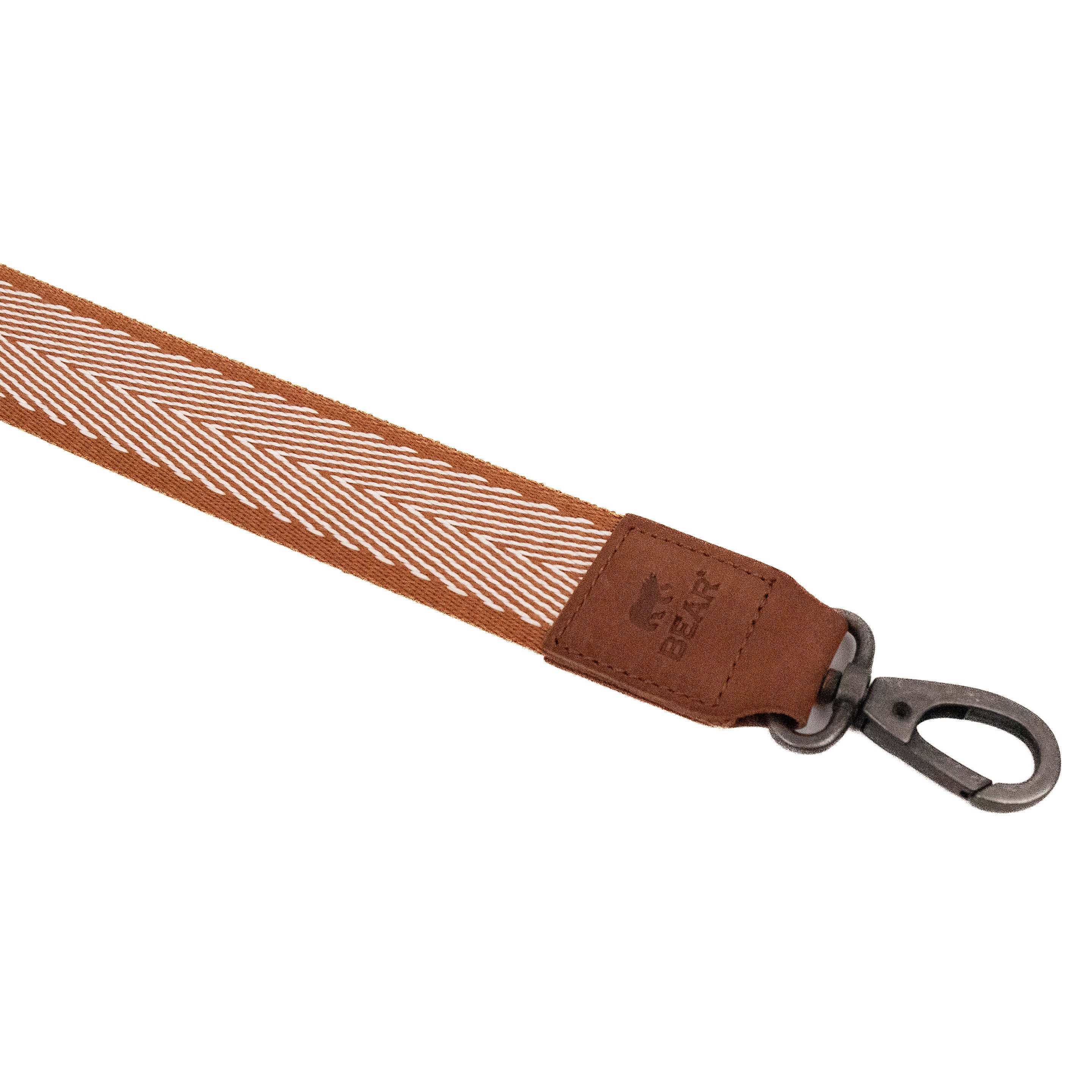 Bag Strap 'Arrow' Cognac/Weiß