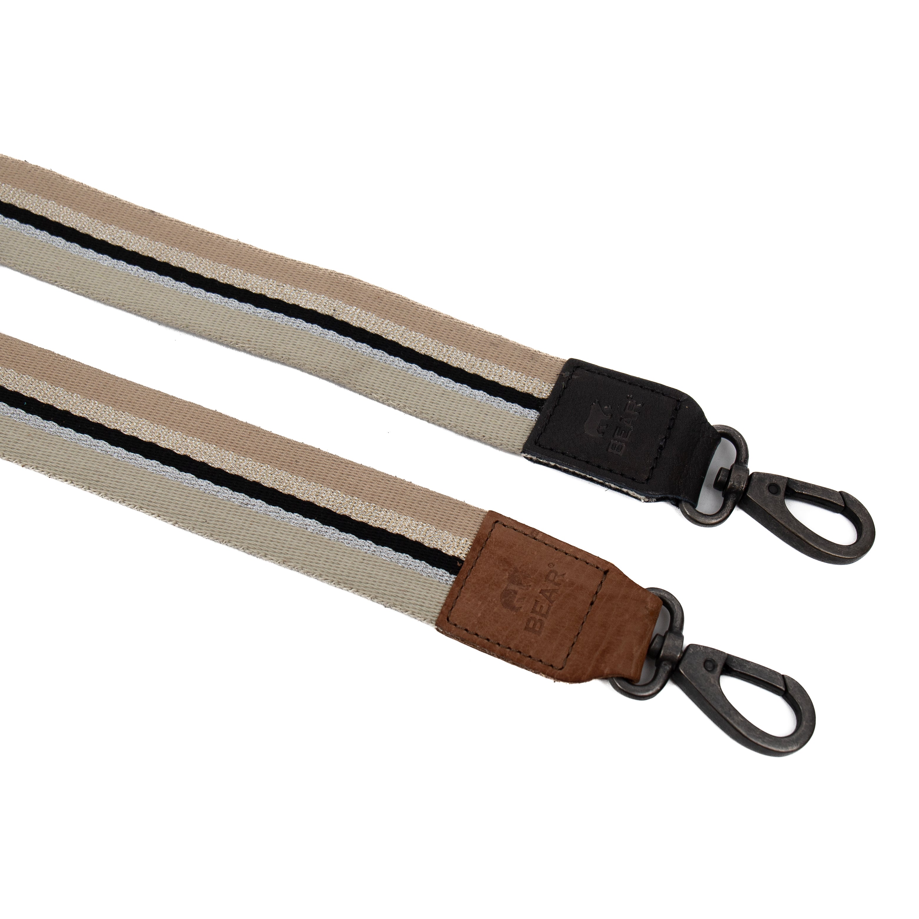 Bag Strap 'Stripe' Beige/Glitter