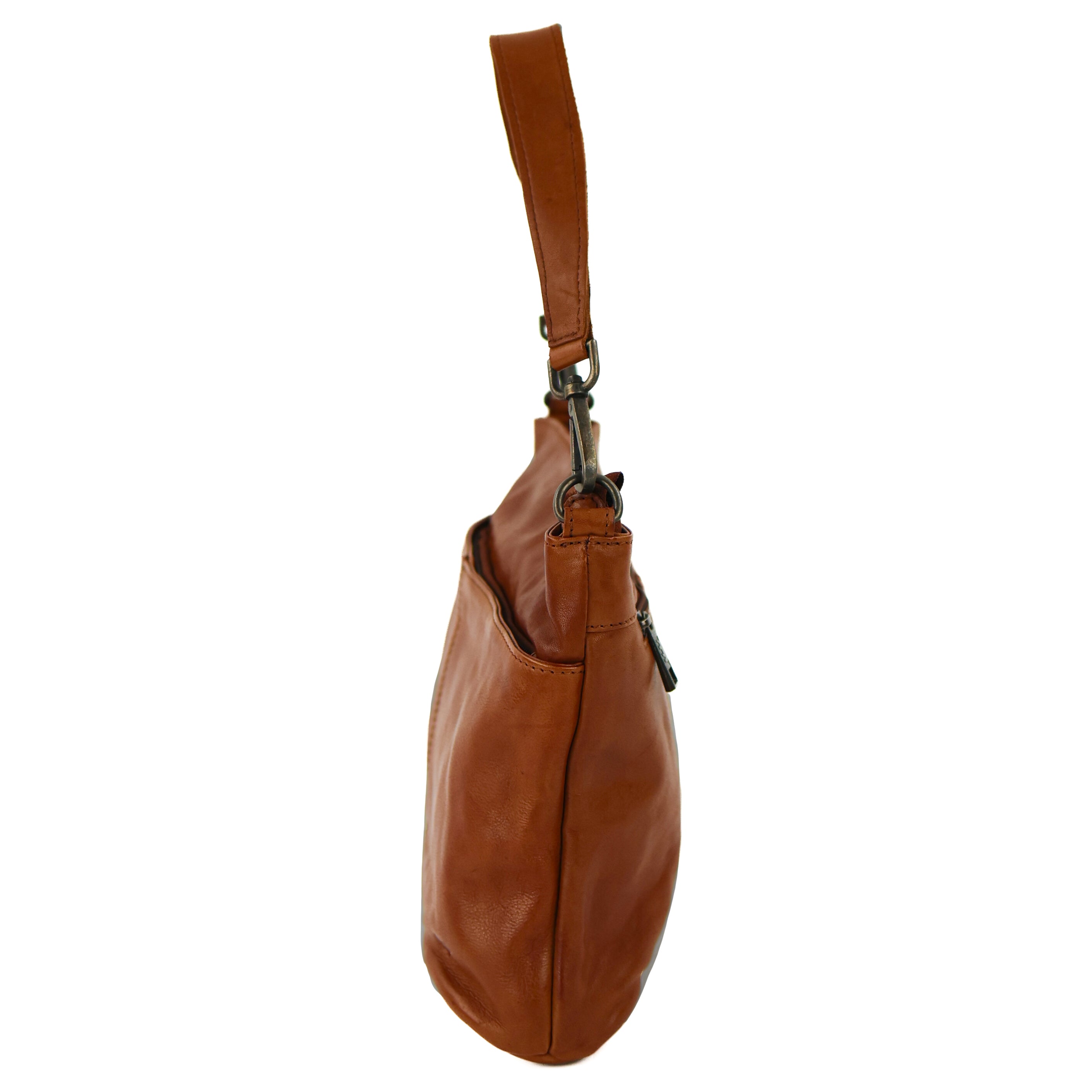 Hand-/Umhängetasche 'Angelica' cognac - CP 1536