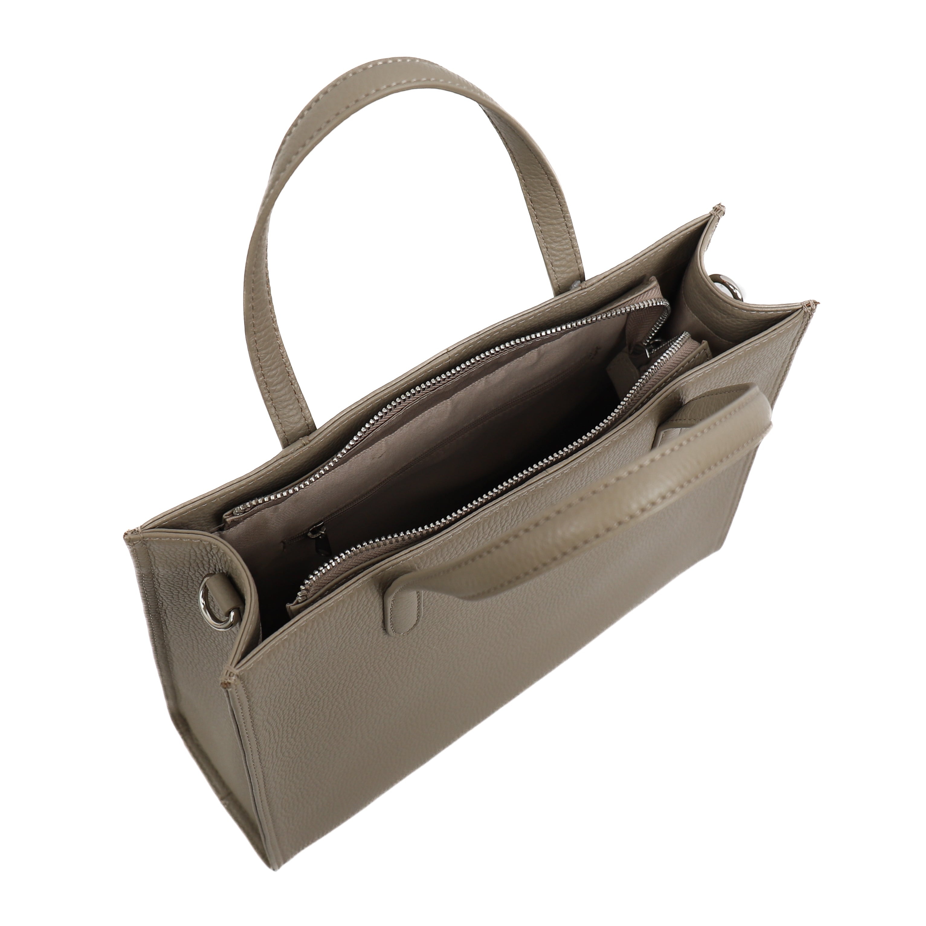 Hand-/Umhängetasche 'Charlotte' Silver Mink