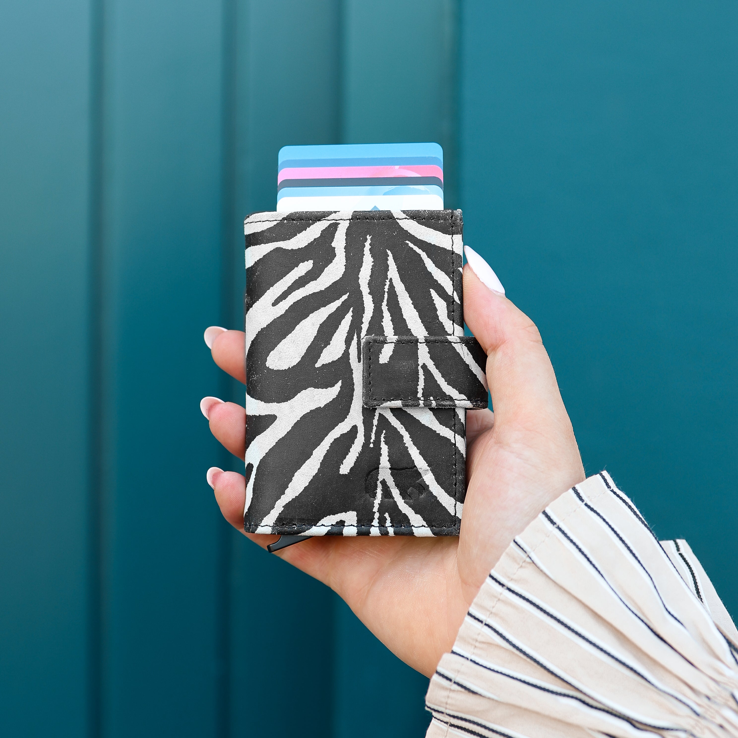 Kartenhalter 'Elsie' Zebra