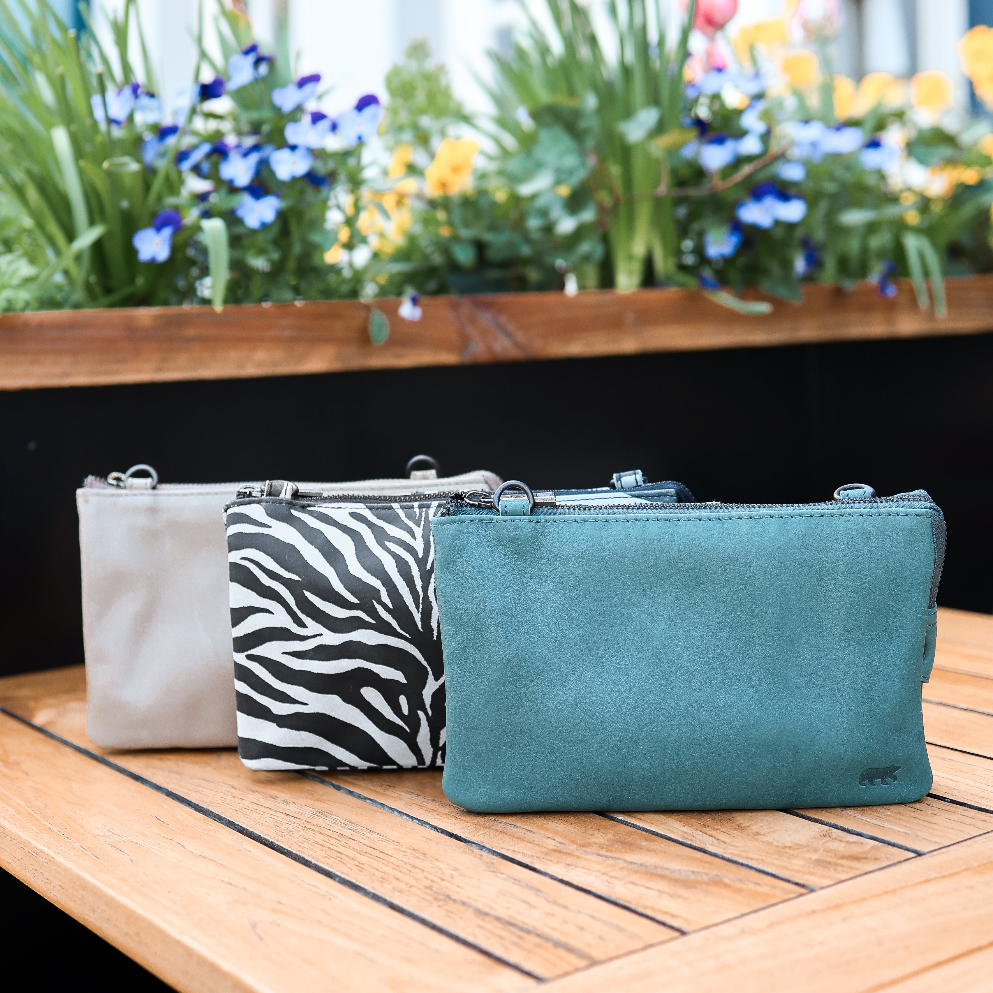 Portemonnaie Tasche 'Uma' Ice Grey