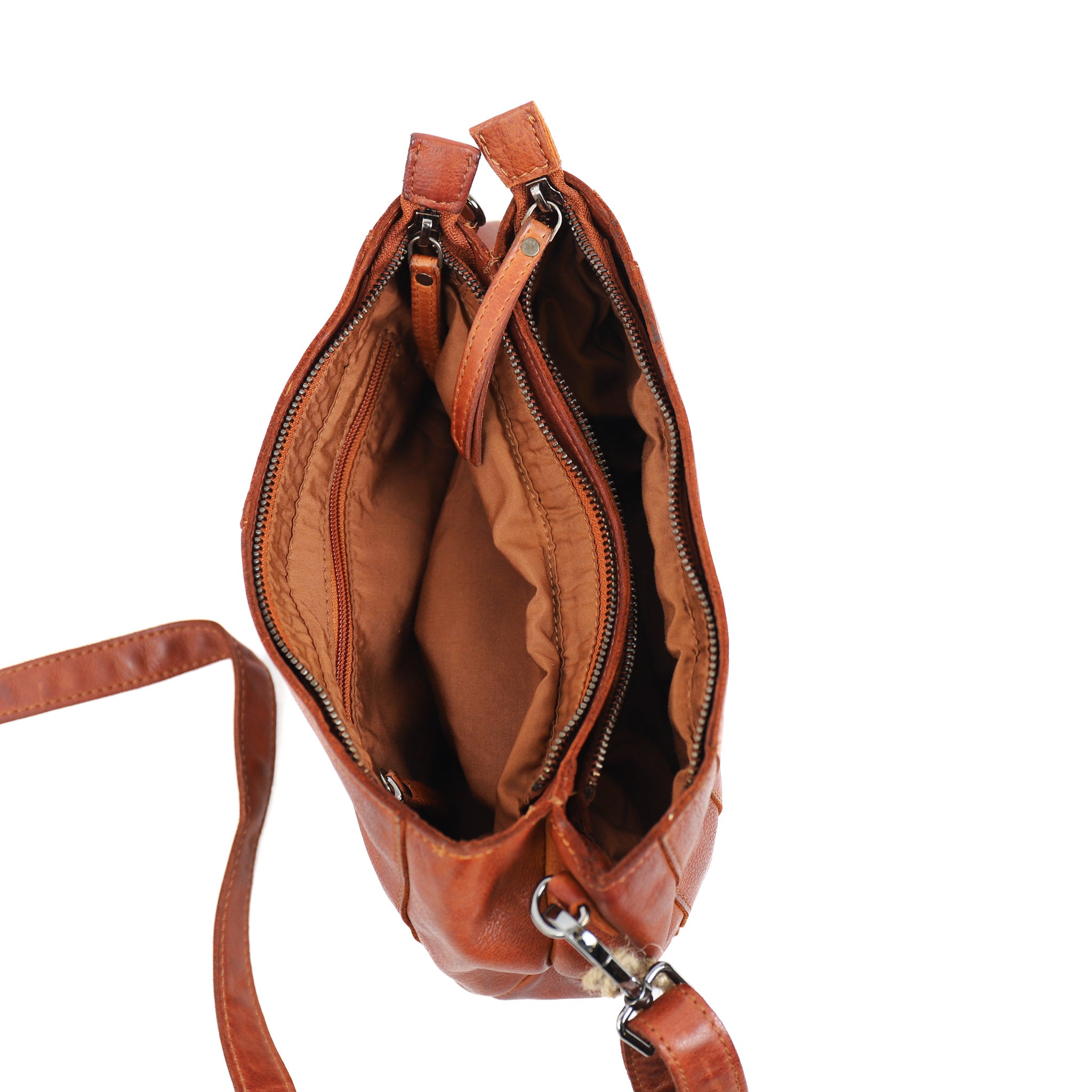 Umhängetasche 'Kiki' Cognac