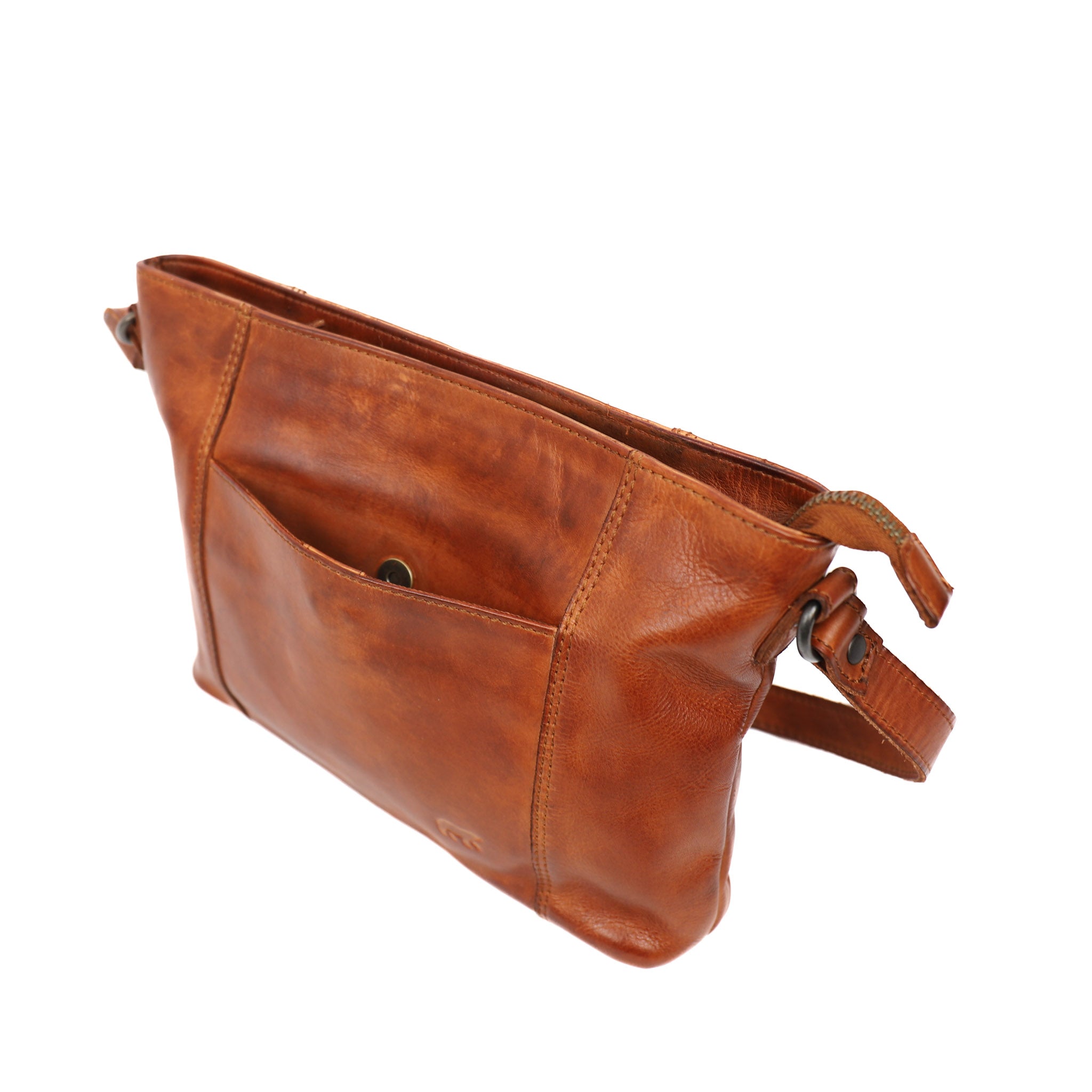 Kleine Umhängetasche 'Zoë' Cognac