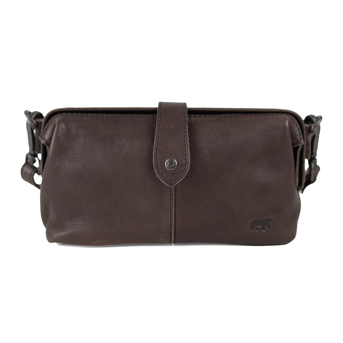 Clutch/dokterstasje 'Rio' chocolate