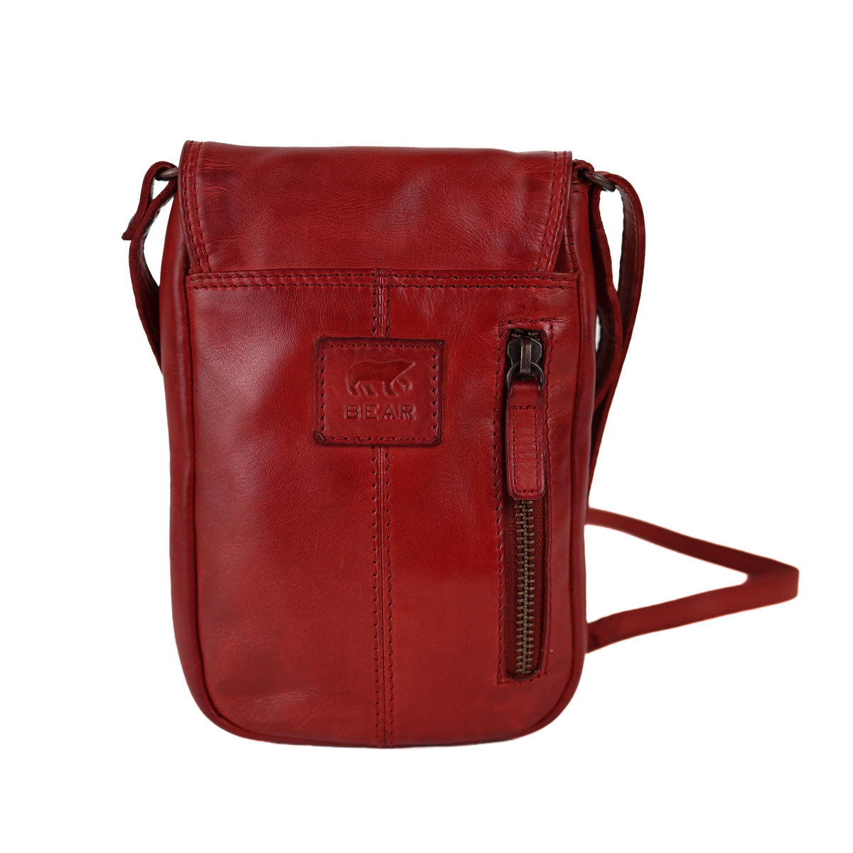 Telefoon-/schoudertasje 'Millie' rood
