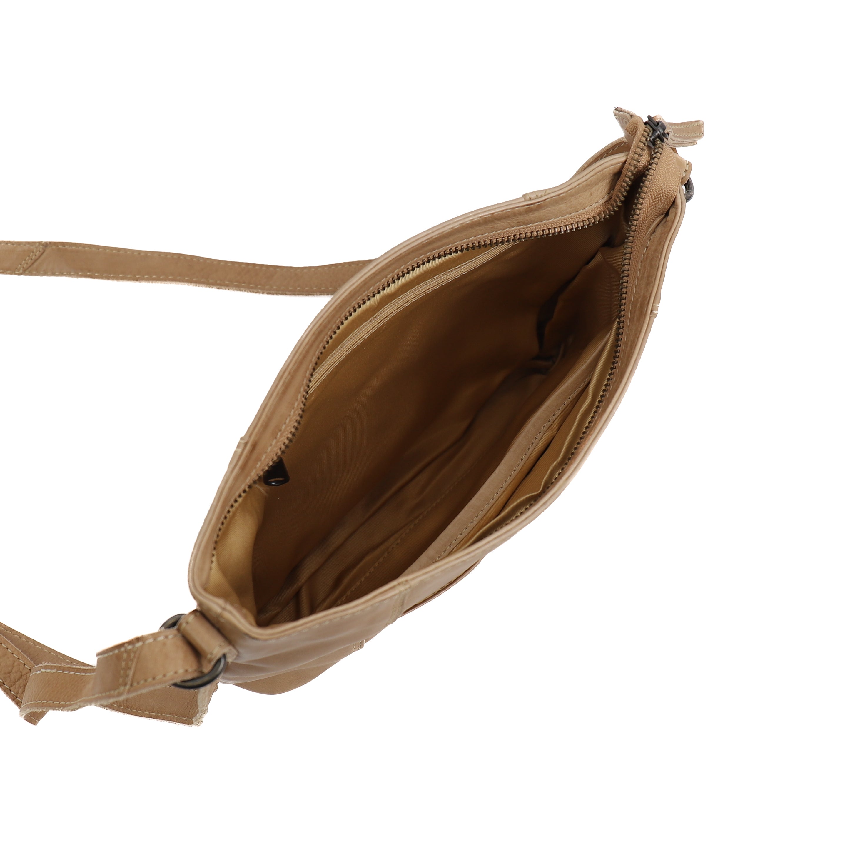 Kleine Umhängetasche 'Zoë' Beige