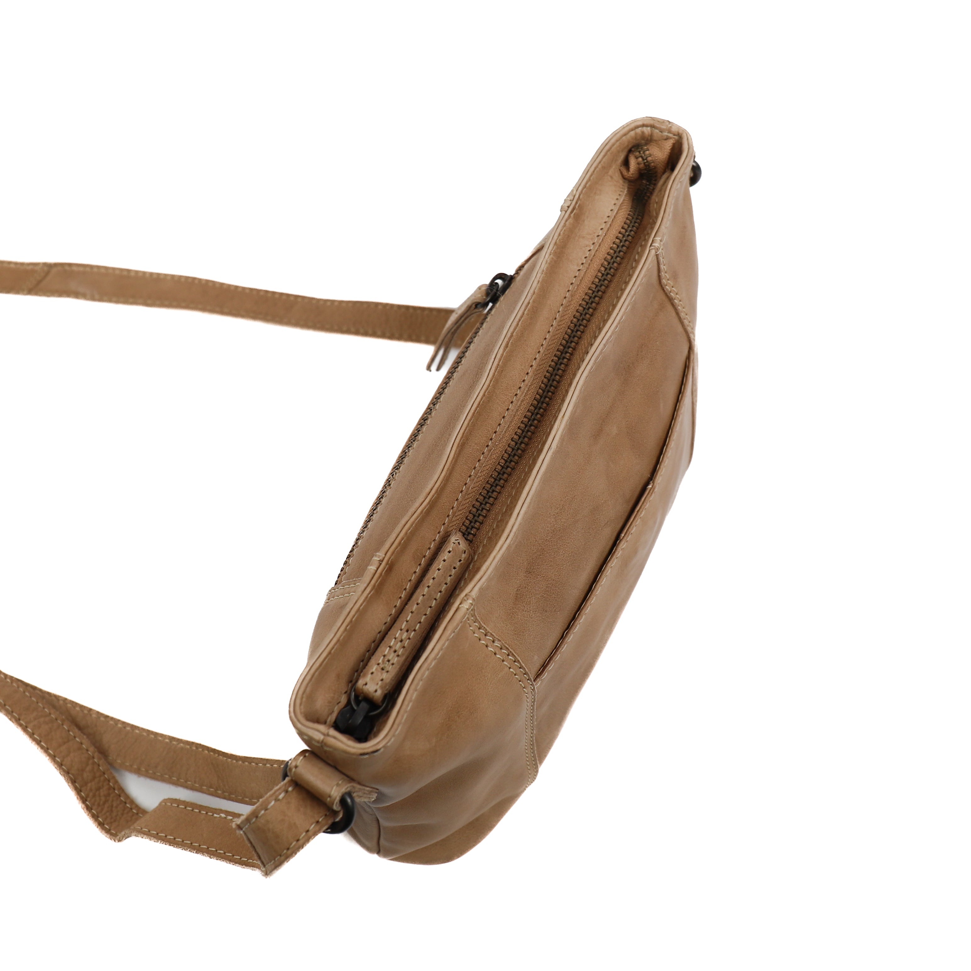 Kleine Umhängetasche 'Zoë' Beige