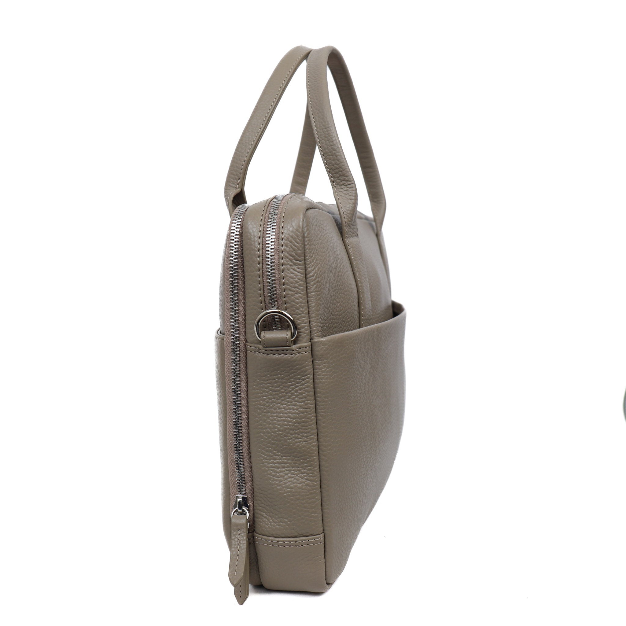 Kompakte Laptoptasche 'Gia' Silver Mink