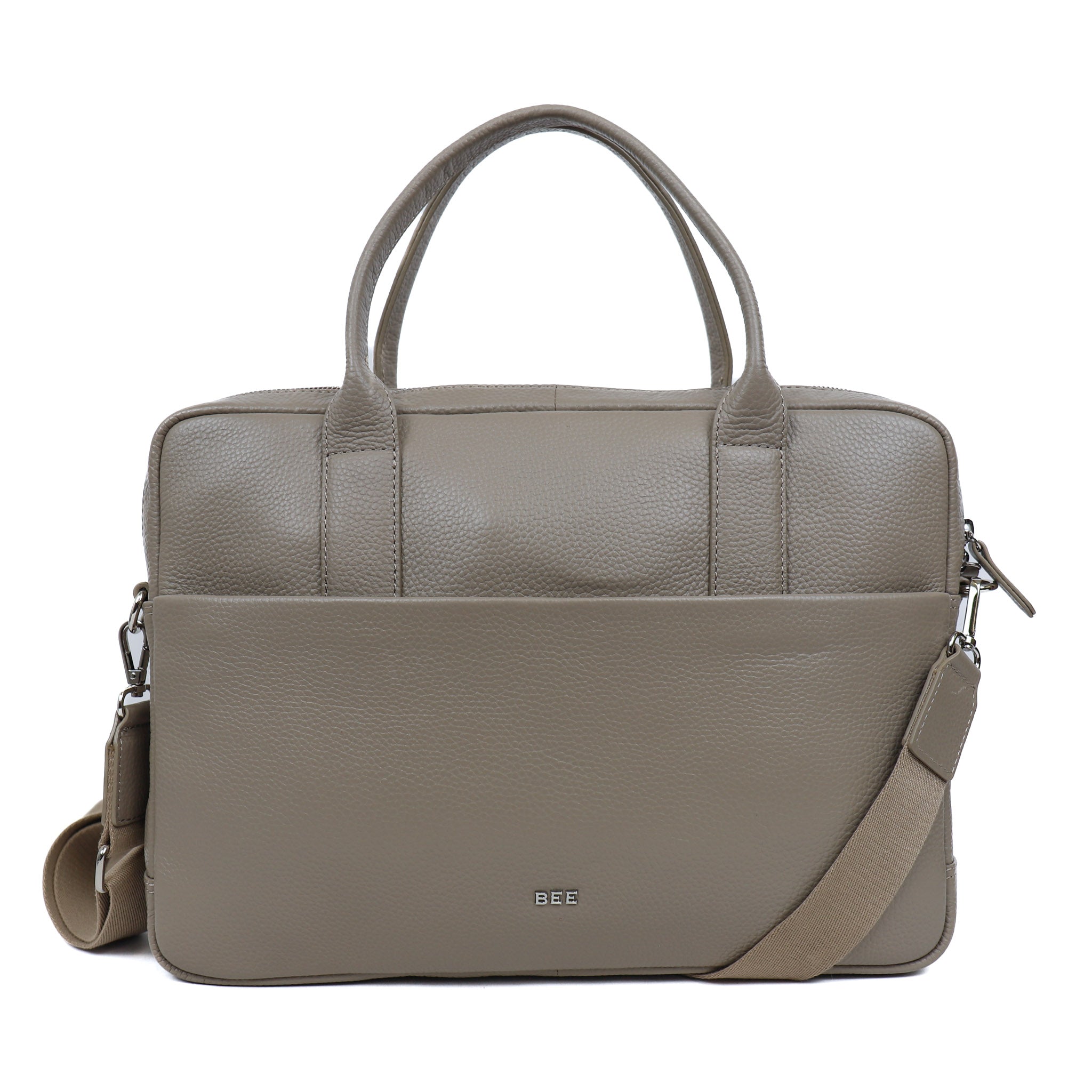 Kompakte Laptoptasche 'Gia' Silver Mink