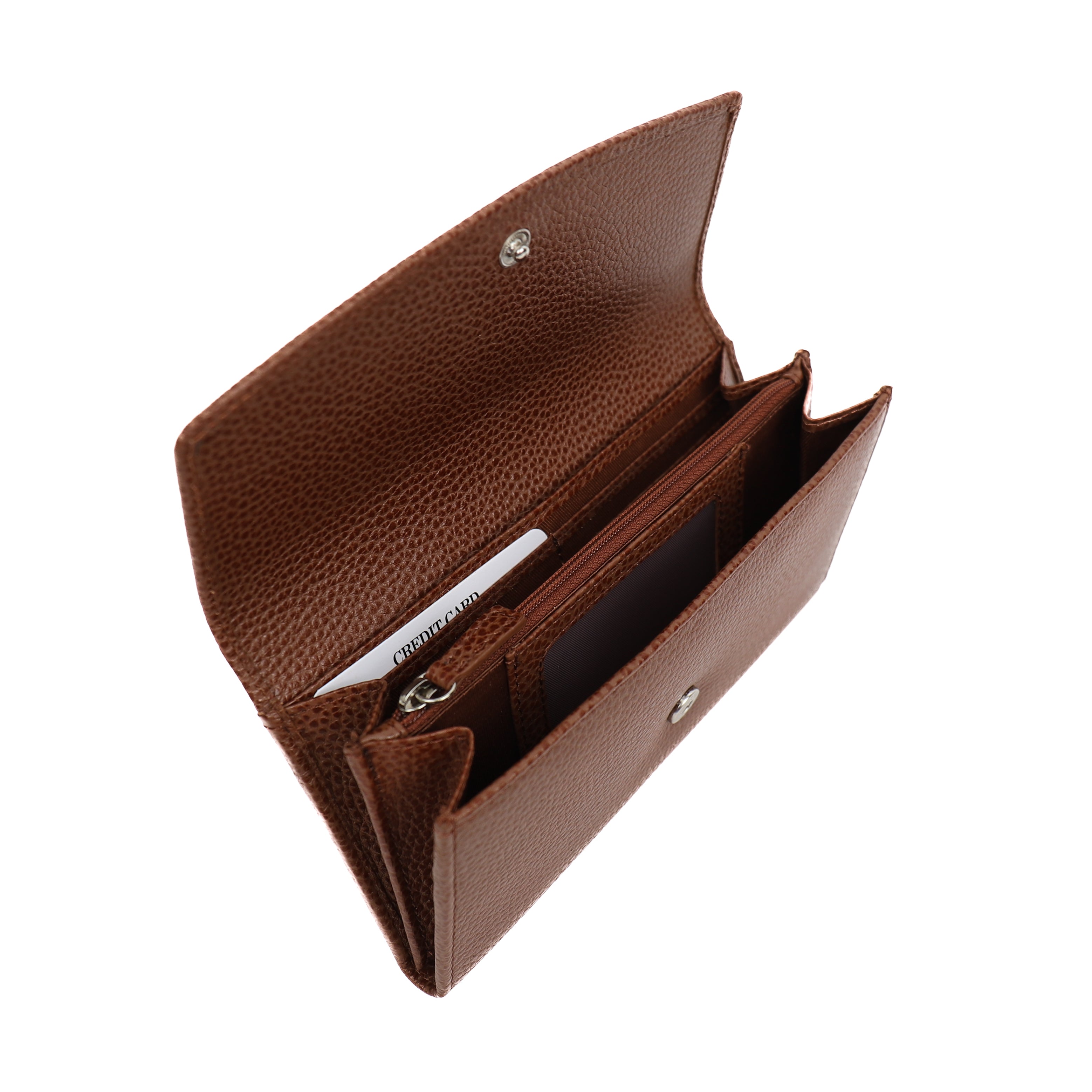 Geldbörse mit Überschlag 'Fem' Tipping Tan