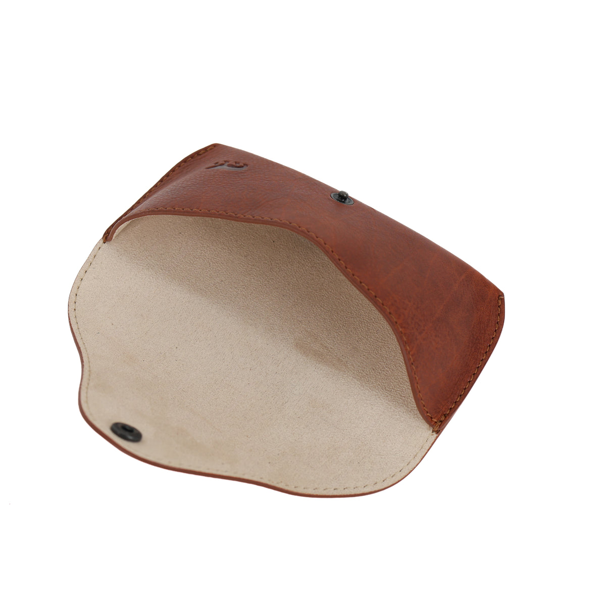 Luxus-Brillenetui 'Nikki' – Cognac