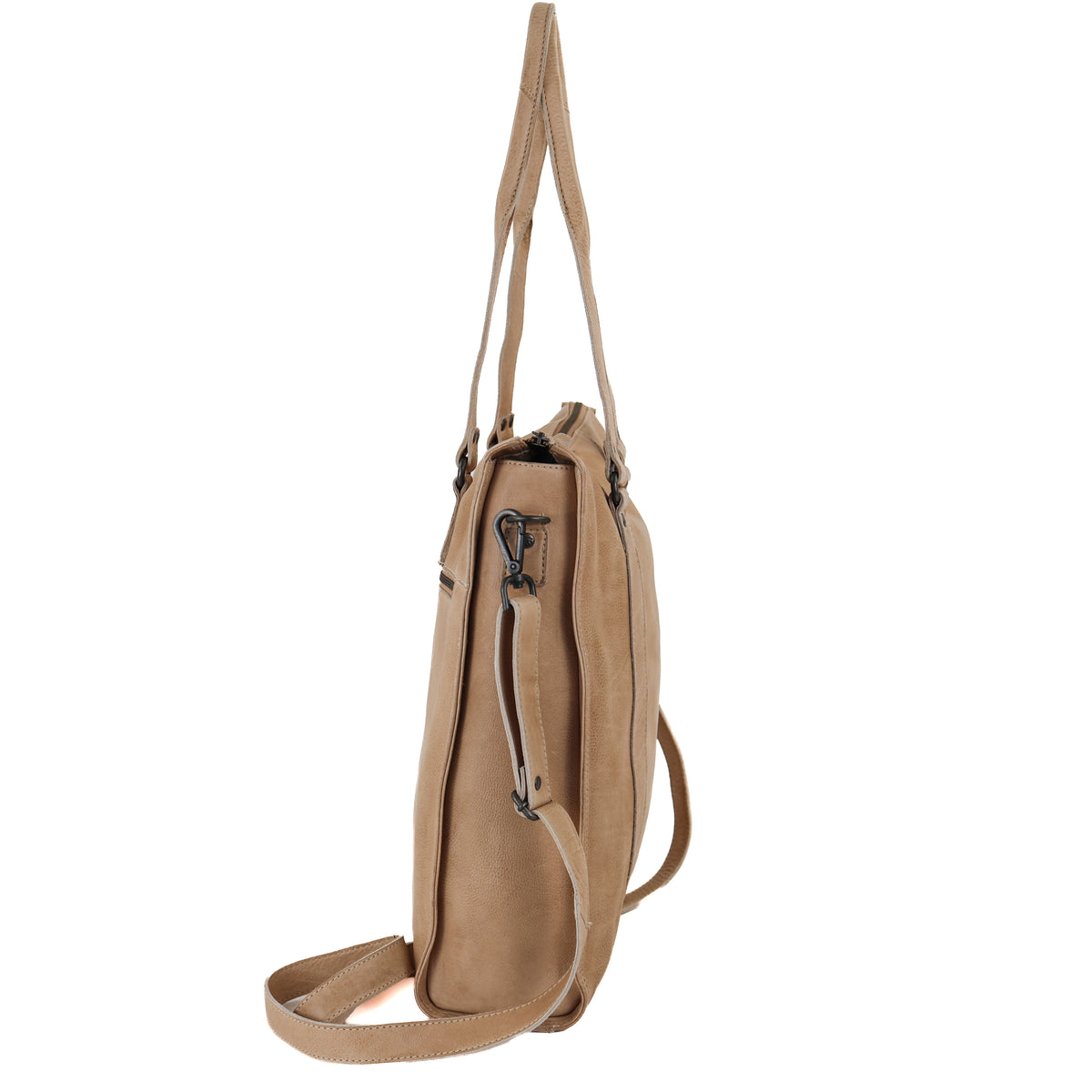 Hand-/Schultertasche mit Laptopfach 15.6” „Freya“ beige