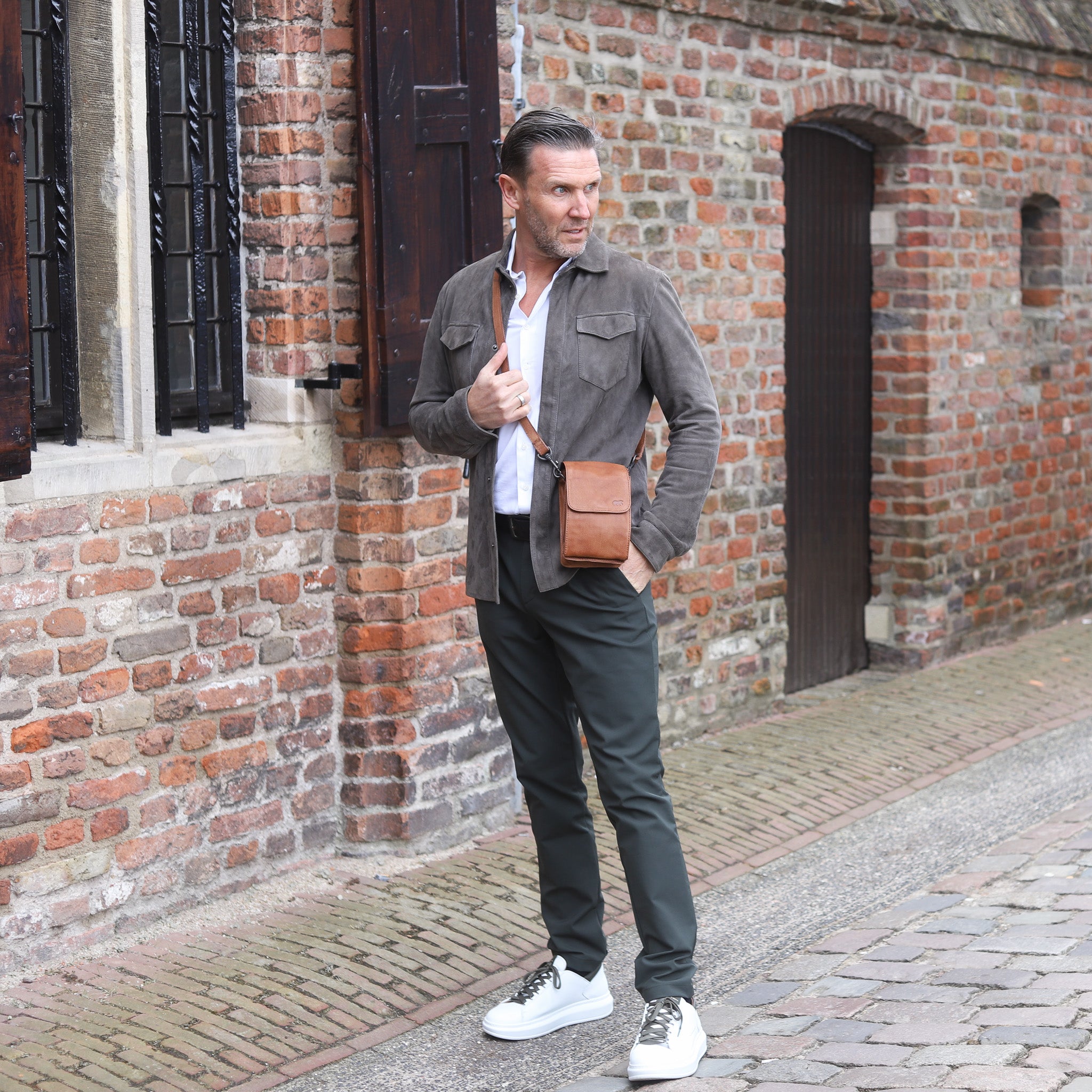 Umhängetasche 'Robbie' 2.0 Taupe