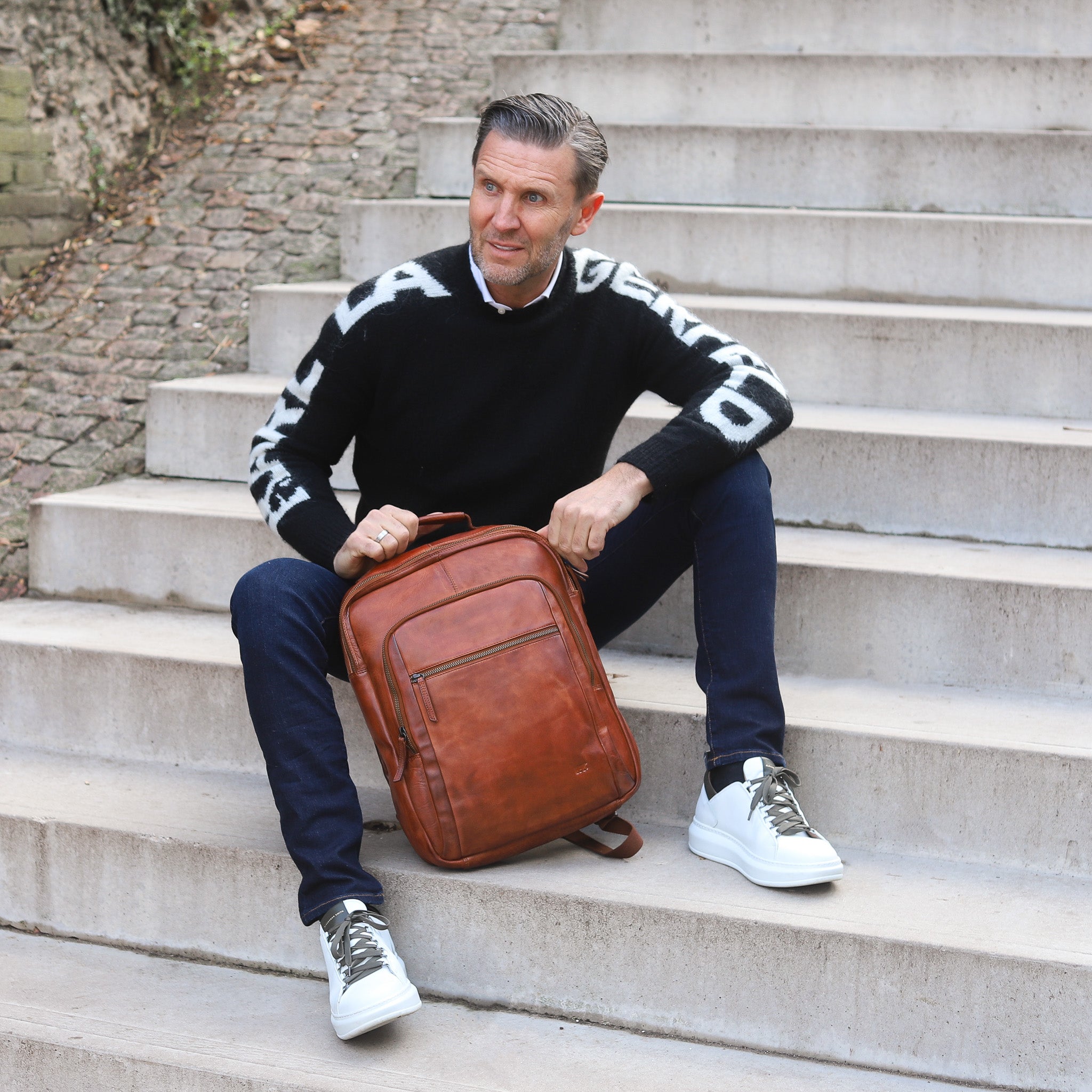 Rucksack 'Ties' schwarz - CL 40848