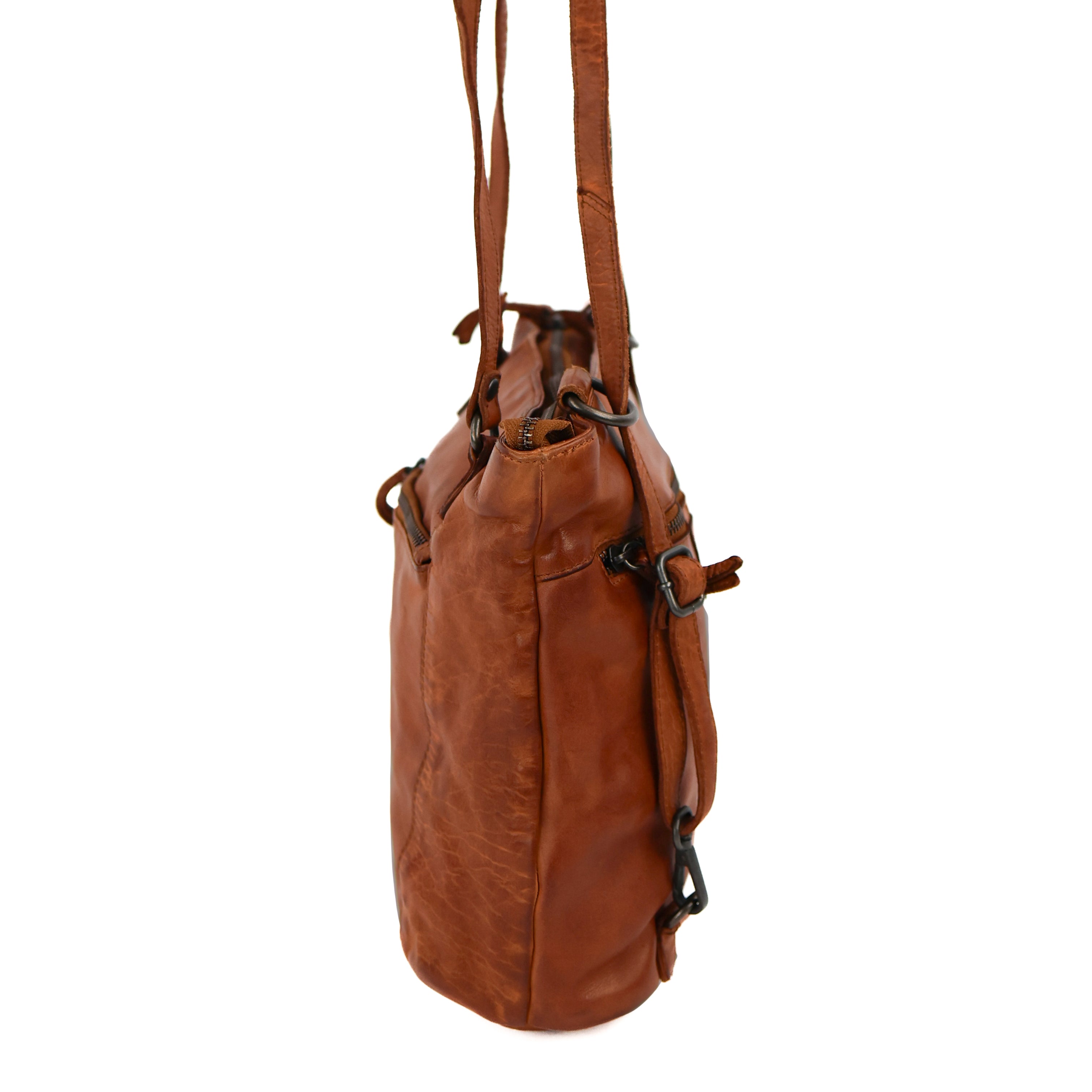 Rucksack/Umhängetasche 'Sandy' Cognac