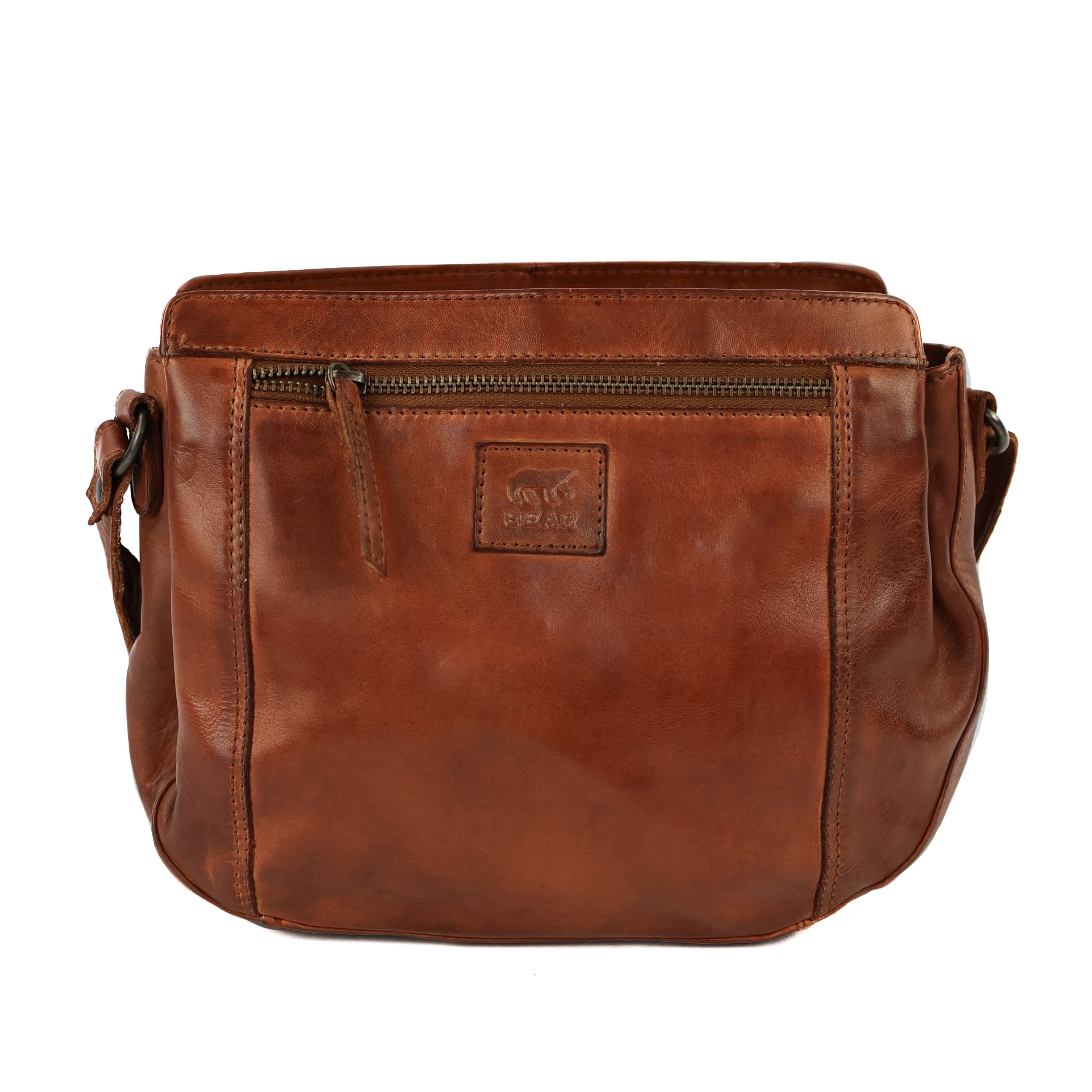Umhängetasche 'Miley' cognac - CL 41707
