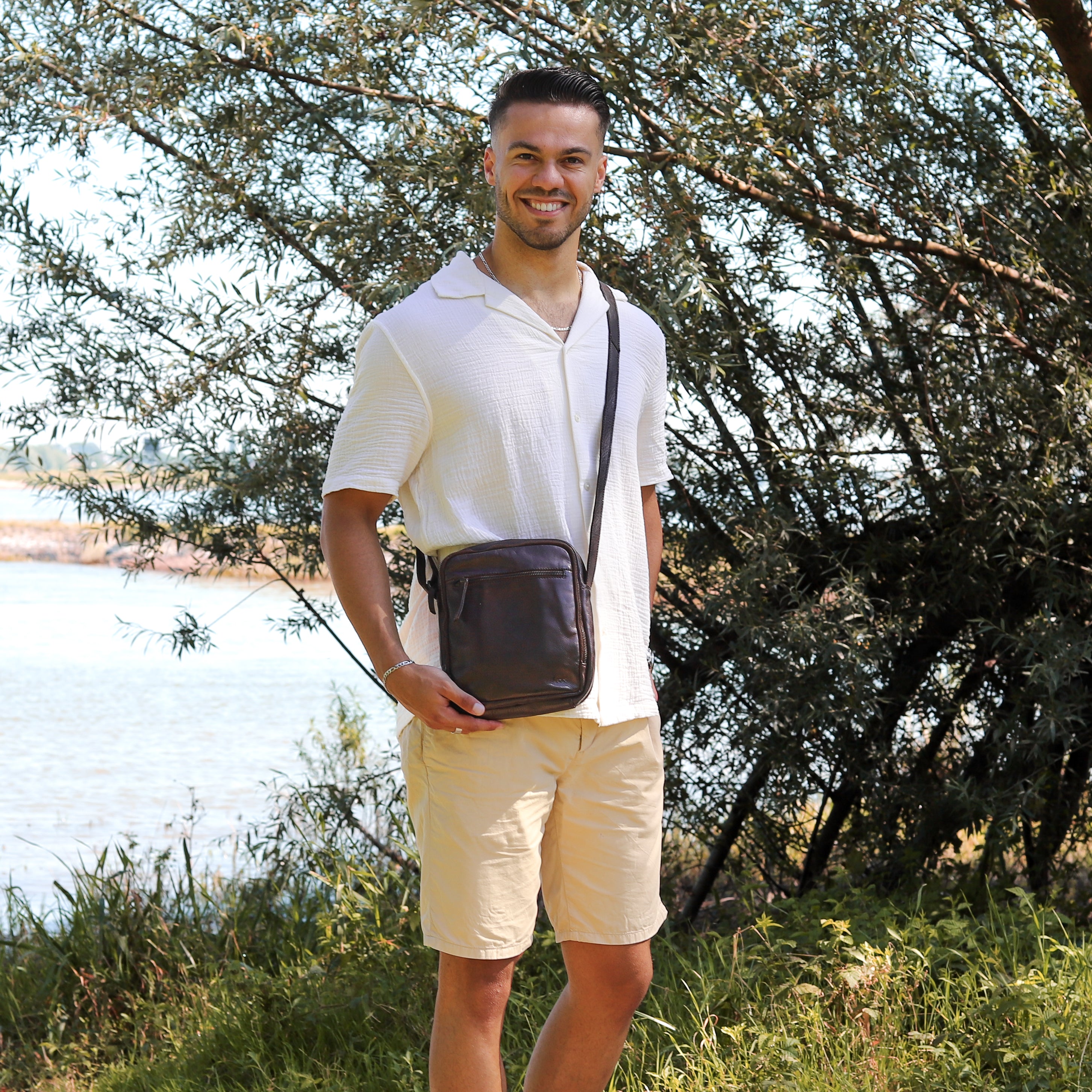 Umhängetasche 'Luz' Beige