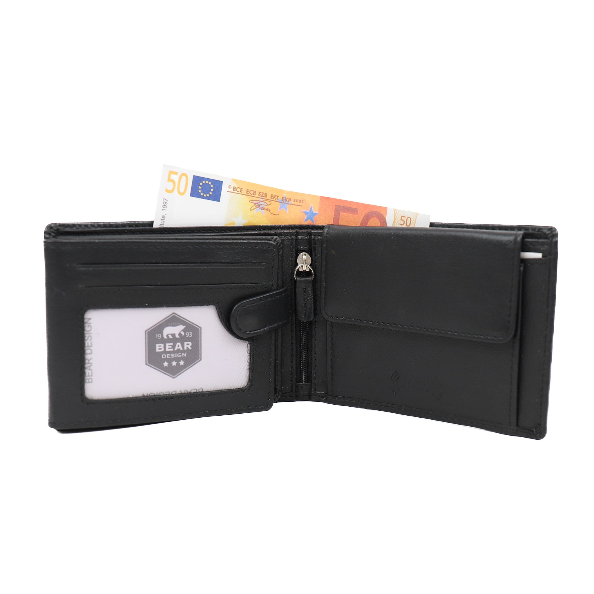 Billfold 'Tijn' Schwarz