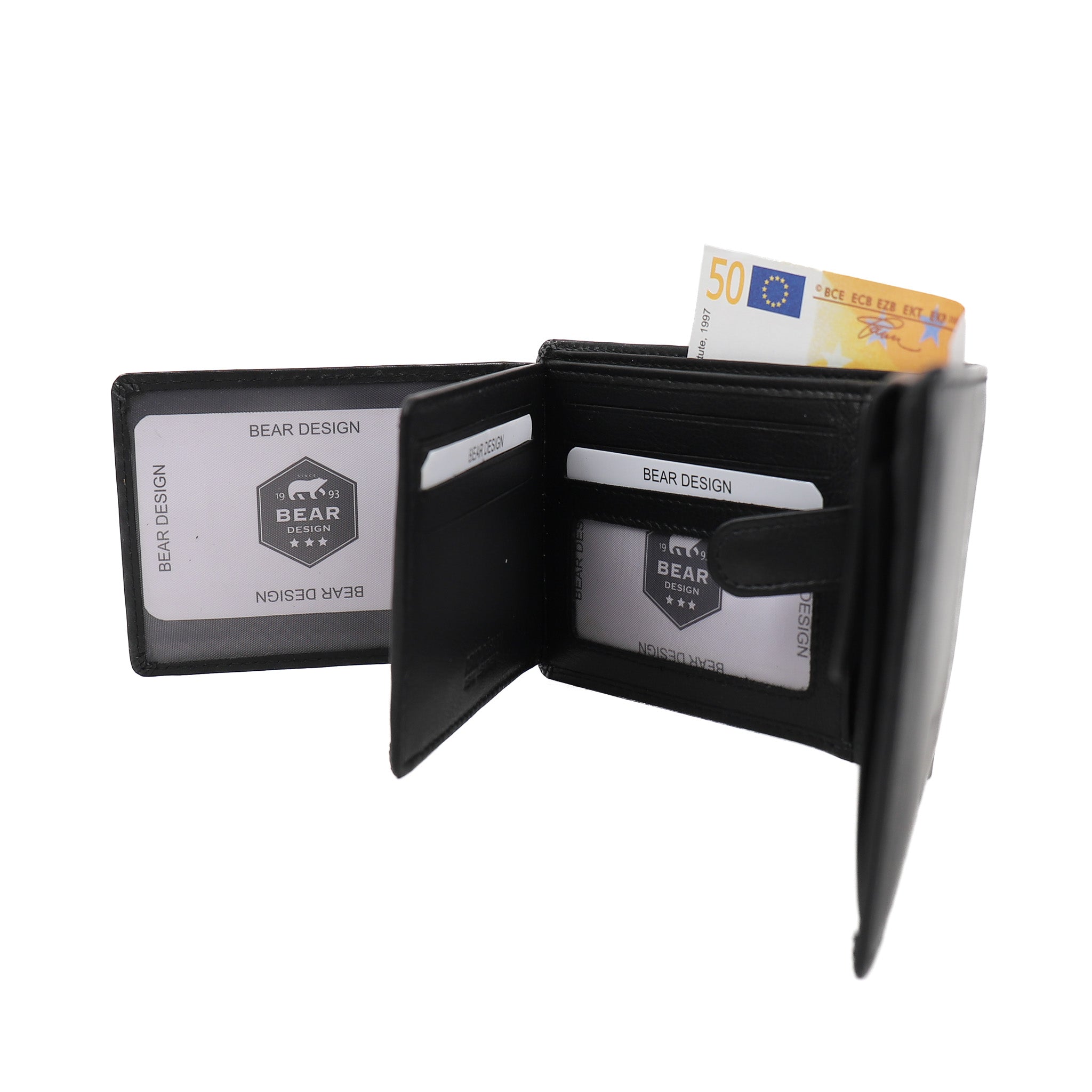 Billfold 'Tijn' Schwarz