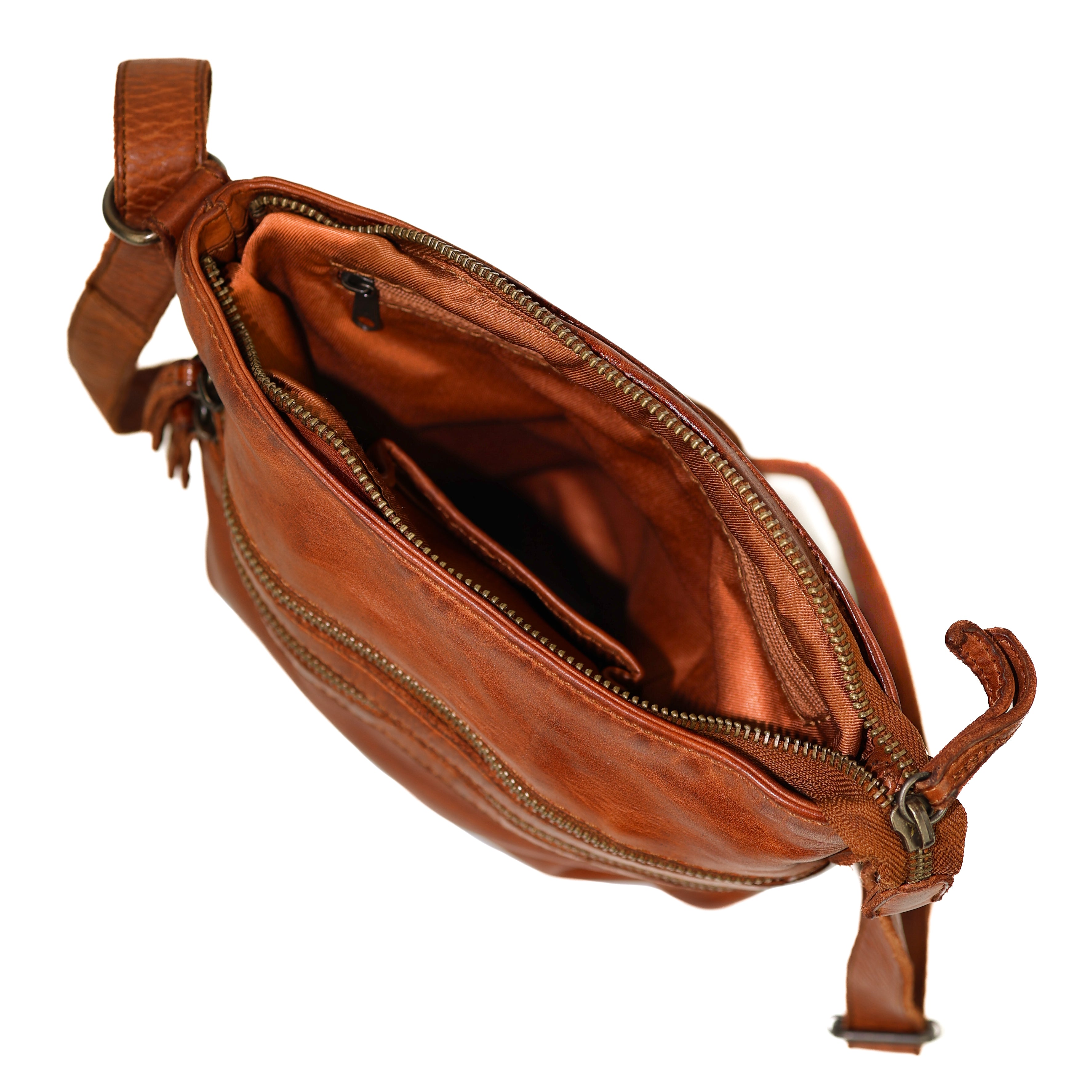 Umhängetasche 'Luna' cognac - CL 40524