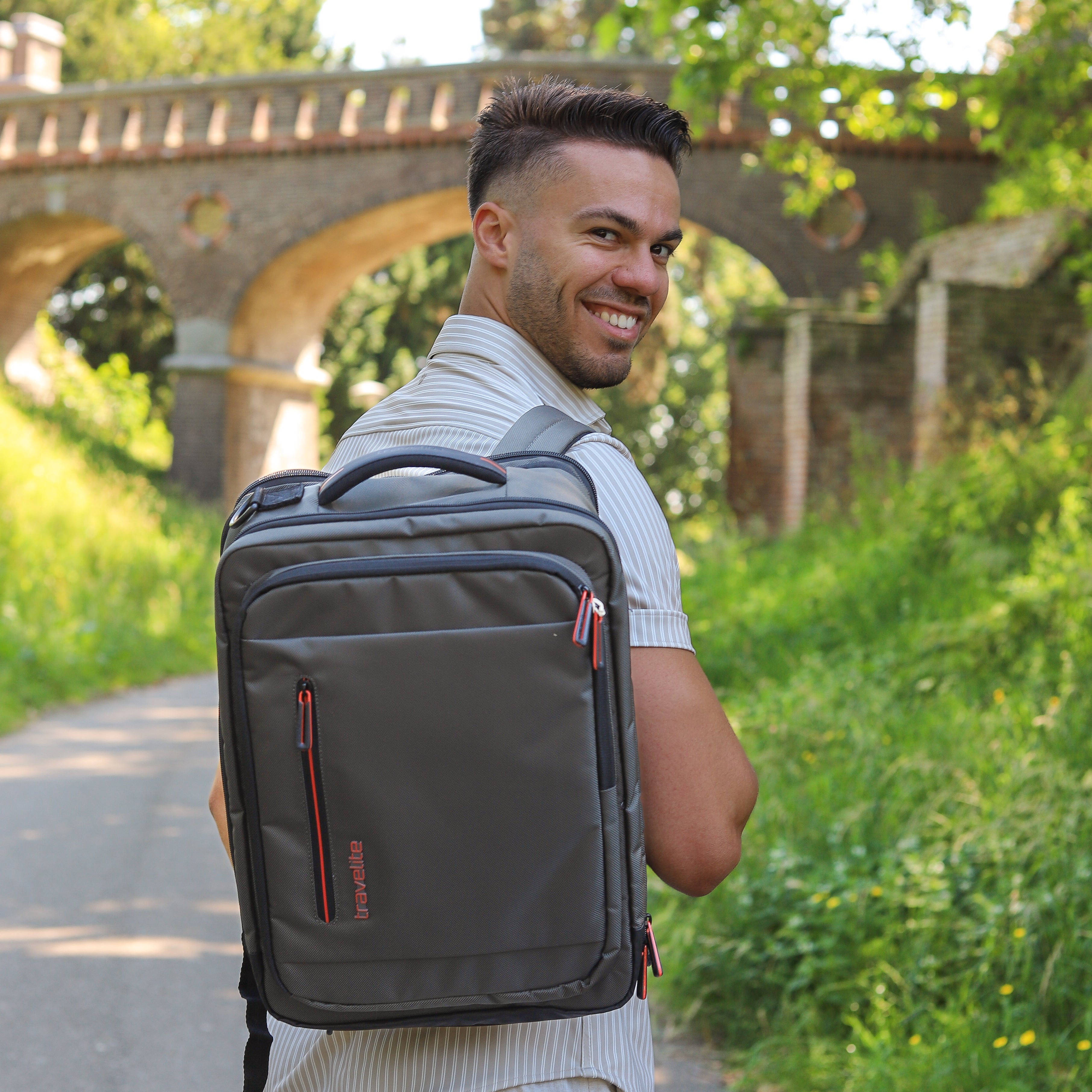 Crosslite Rucksack/Boarding Bag L Nature