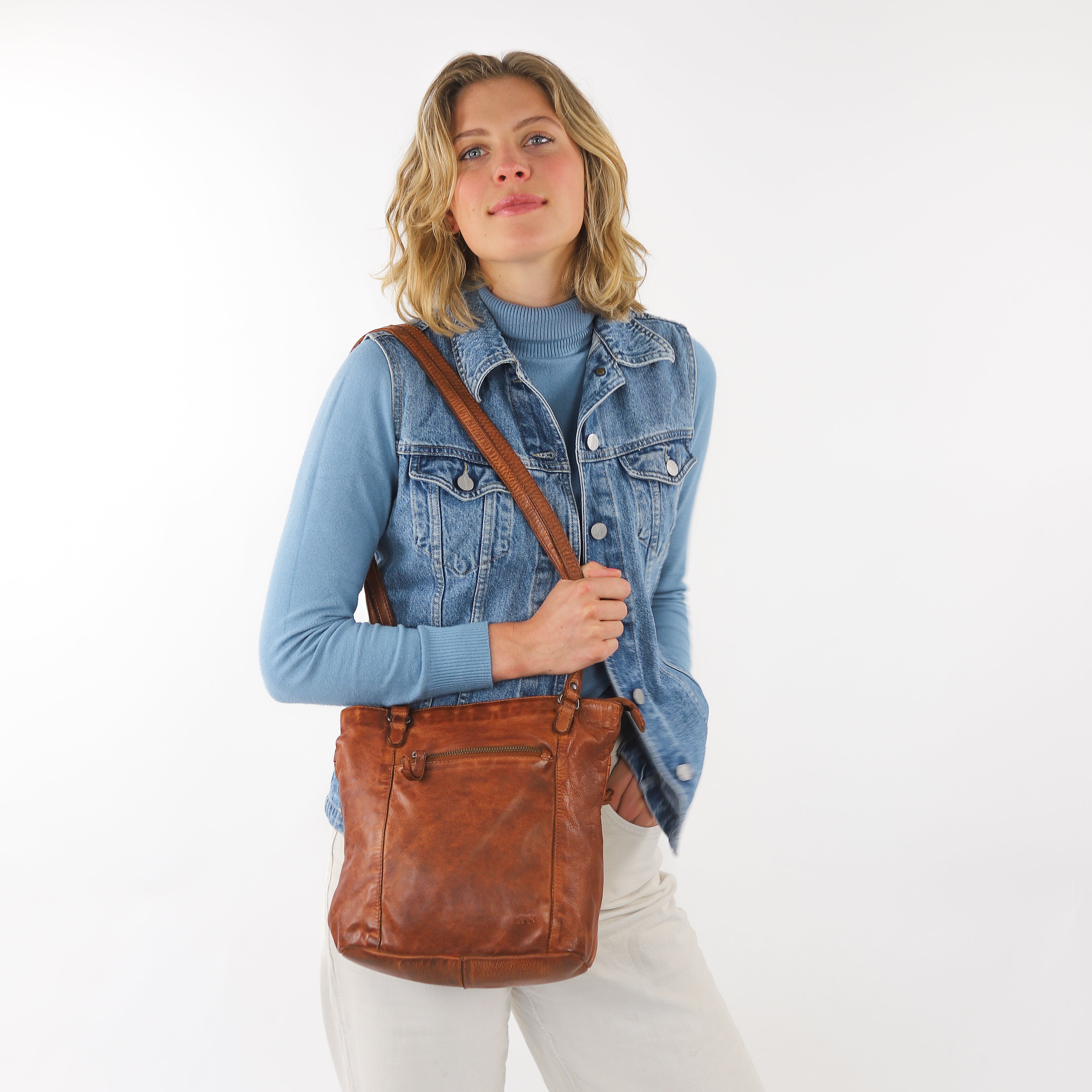 Rucksack/Umhängetasche 'Sandy' Dunkelblau