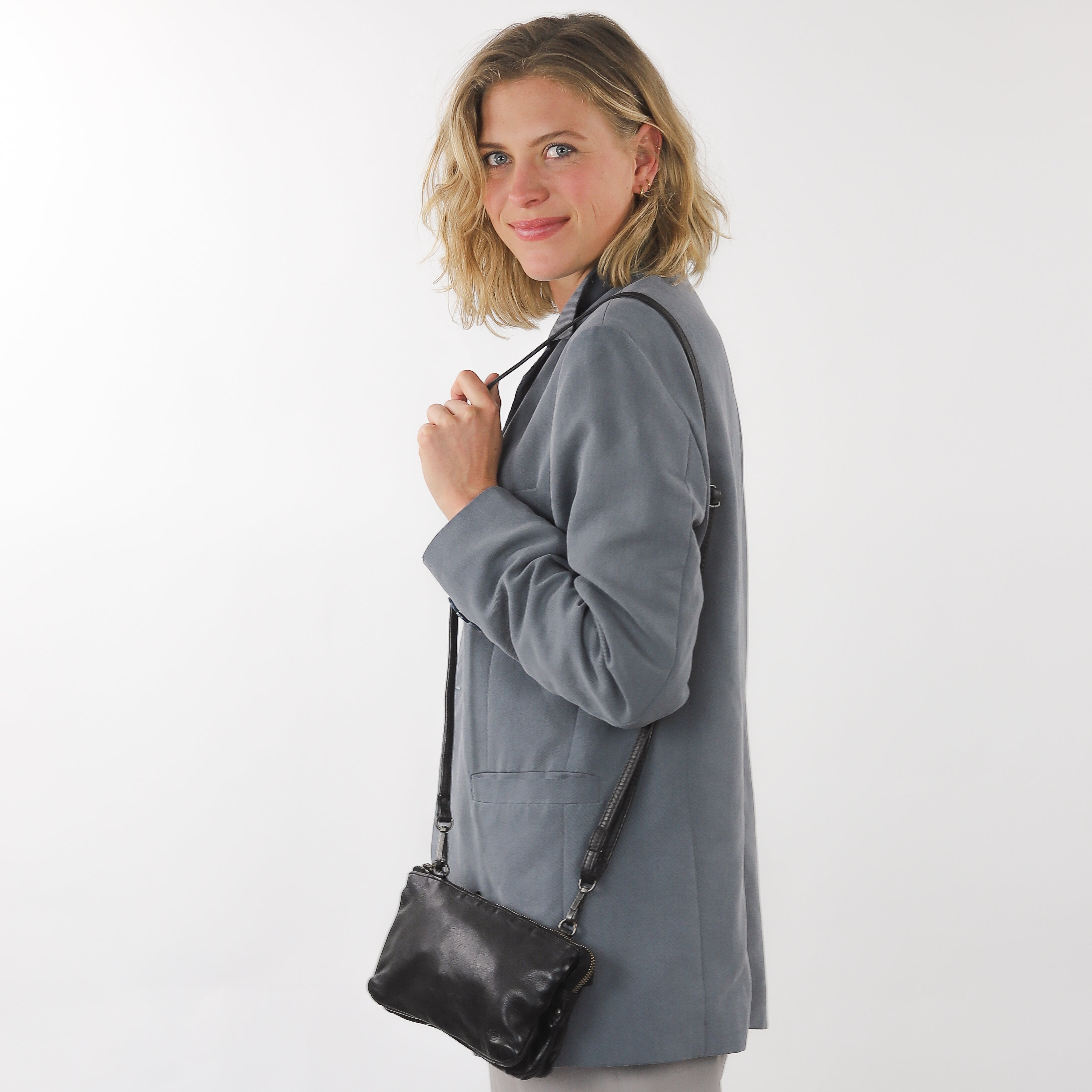 Portemonnaie Tasche 'Uma' Pewter