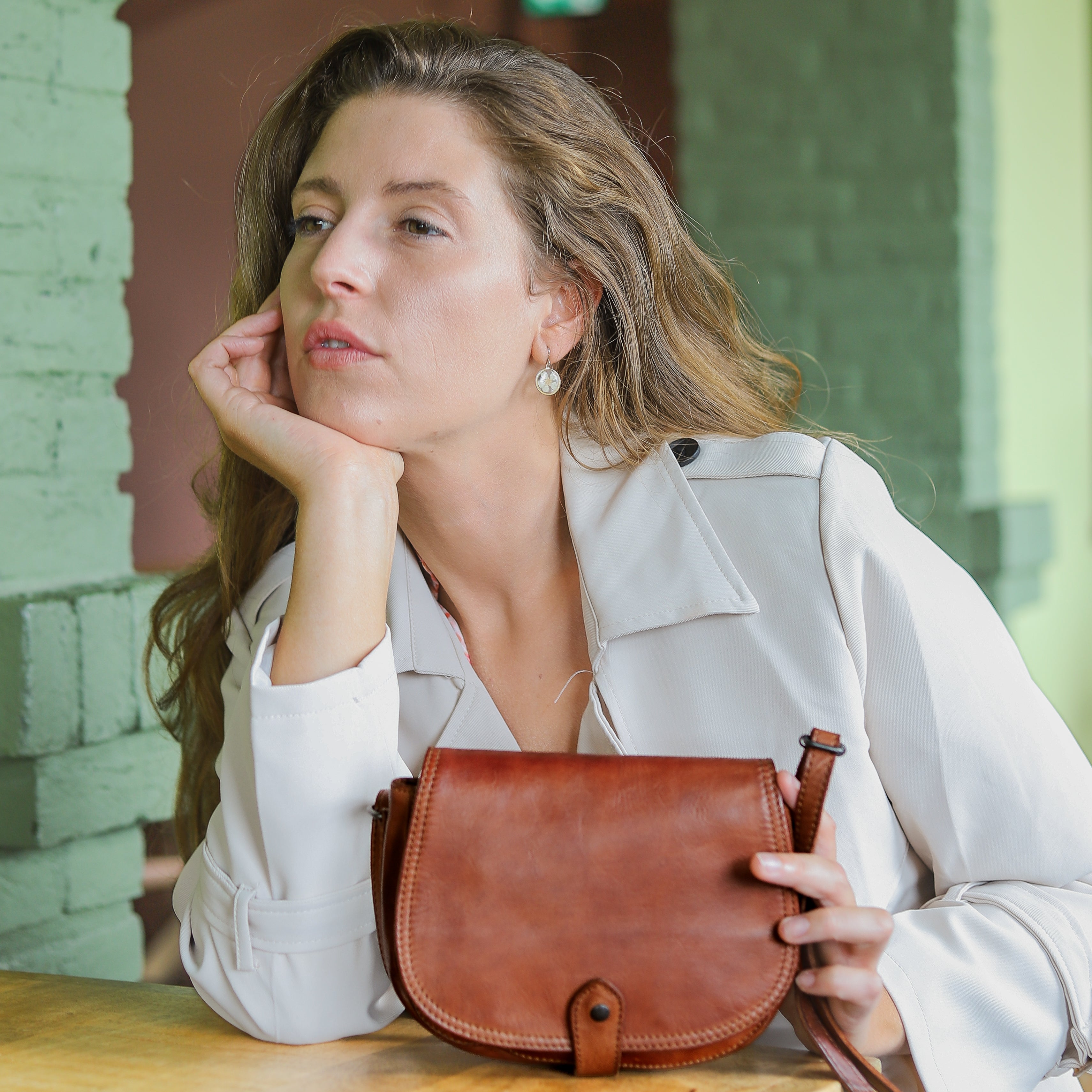 Umhängetasche 'Veronique' Beige