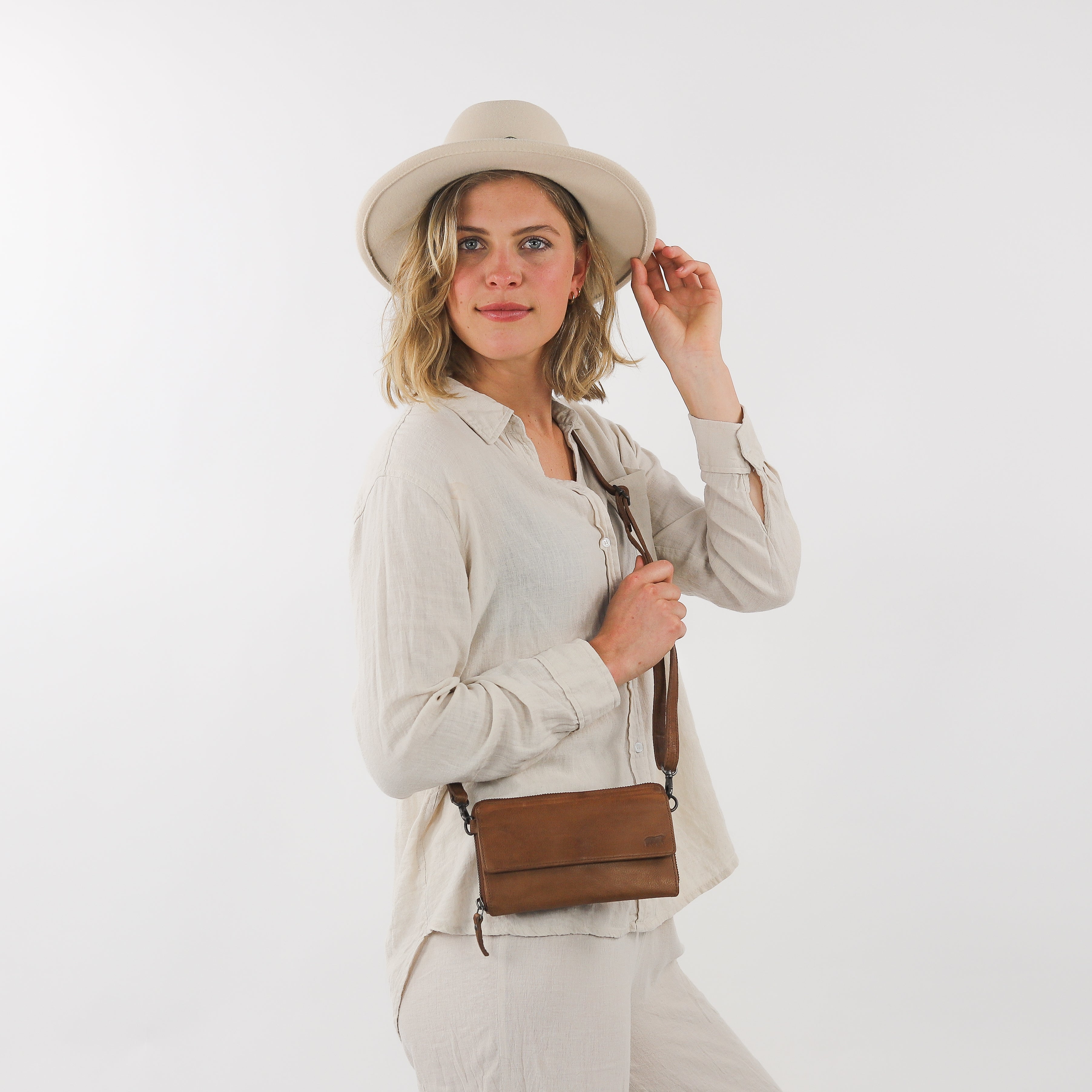 Handytasche 'Lilian' cognac - CP 6038