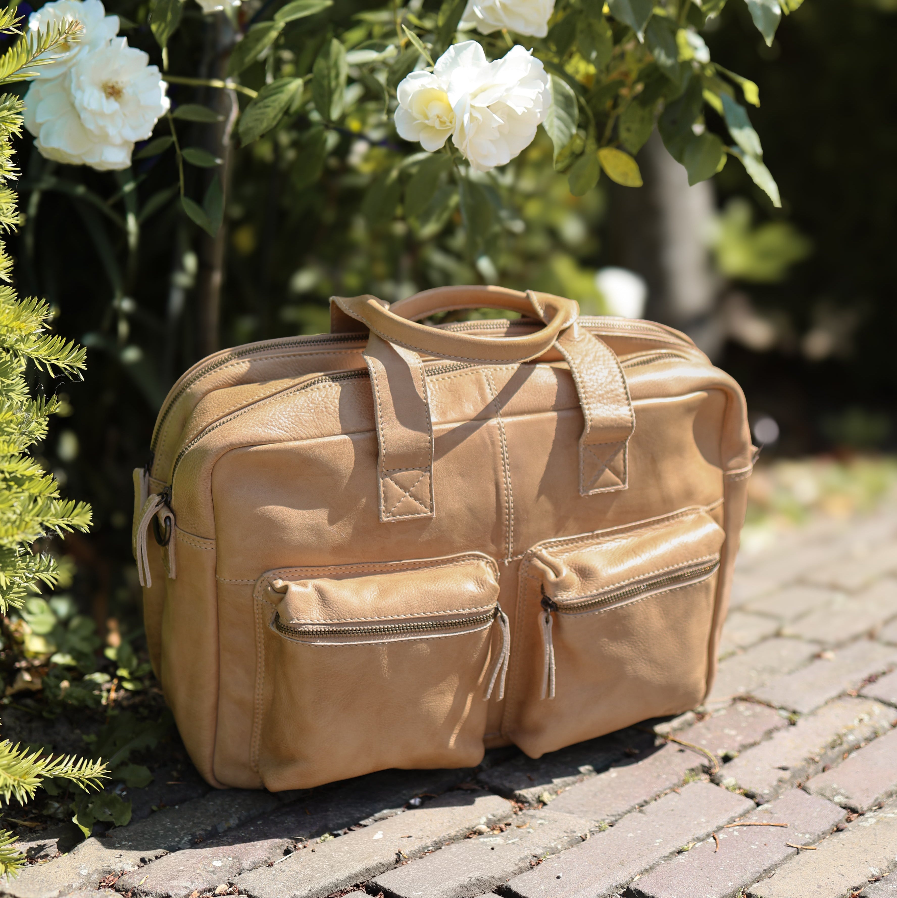Weekender/Laptoptasche 15.6" 'Lou' Dunkelbraun