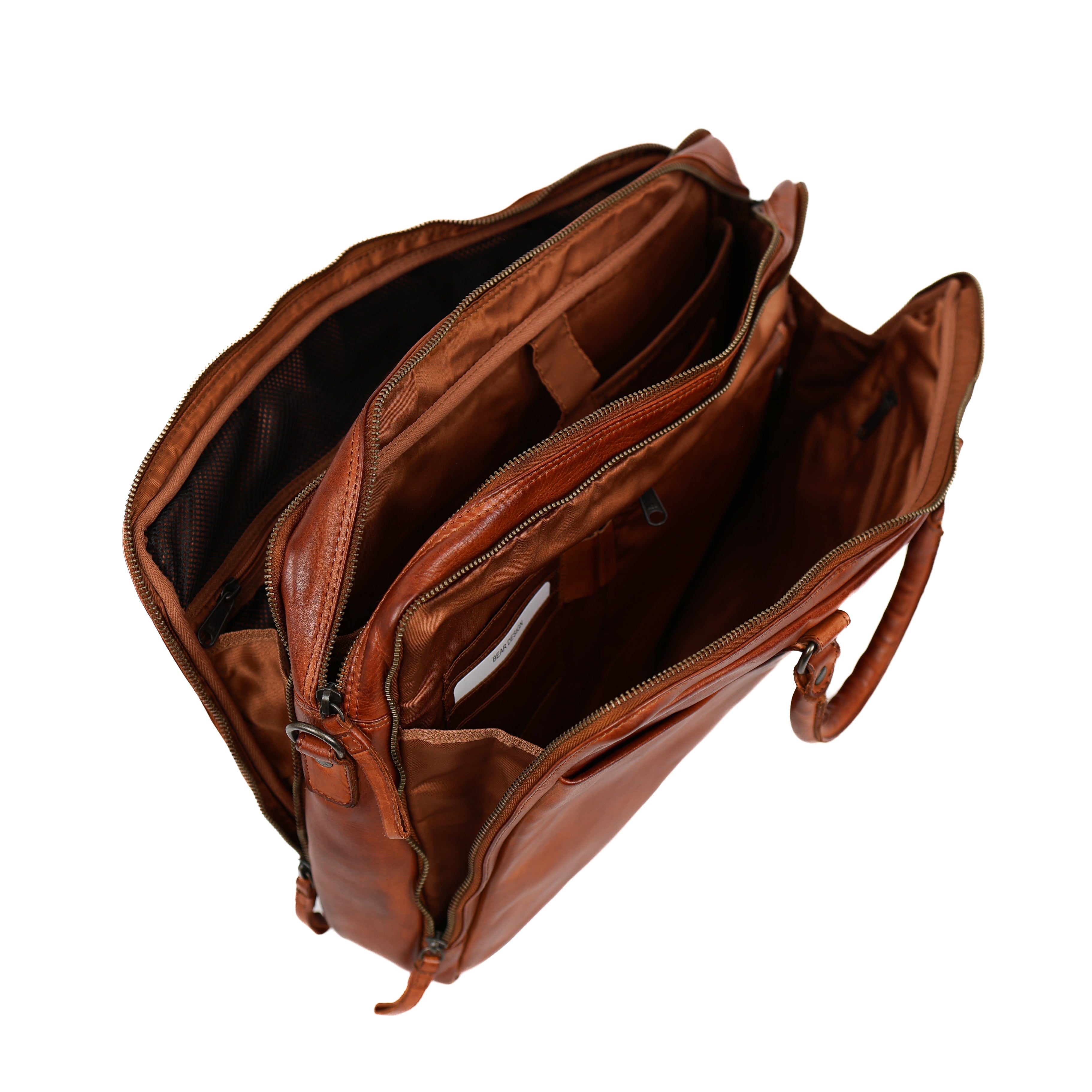 Laptop Tasche 'Silke' Cognac