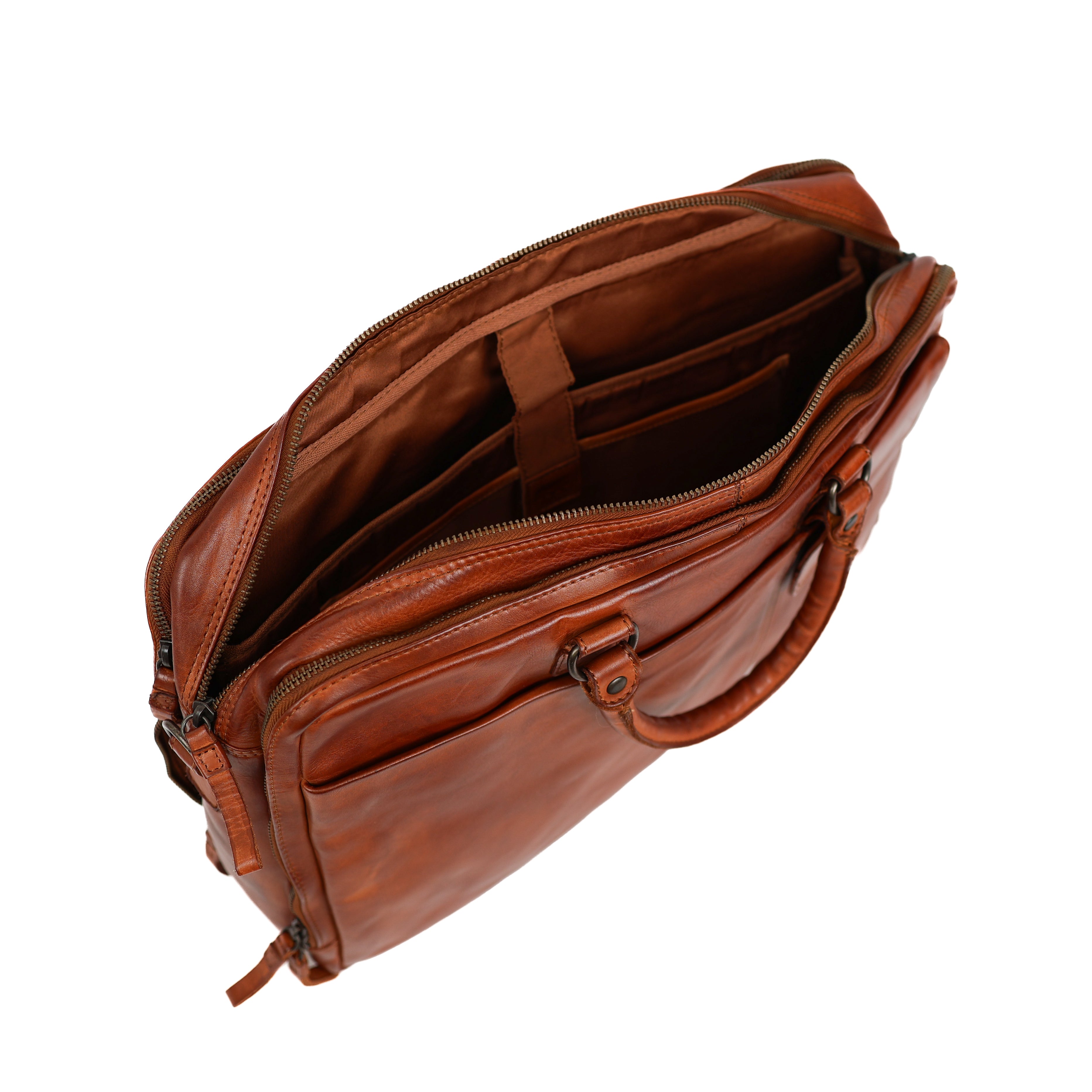 Laptop Tasche 'Silke' Cognac