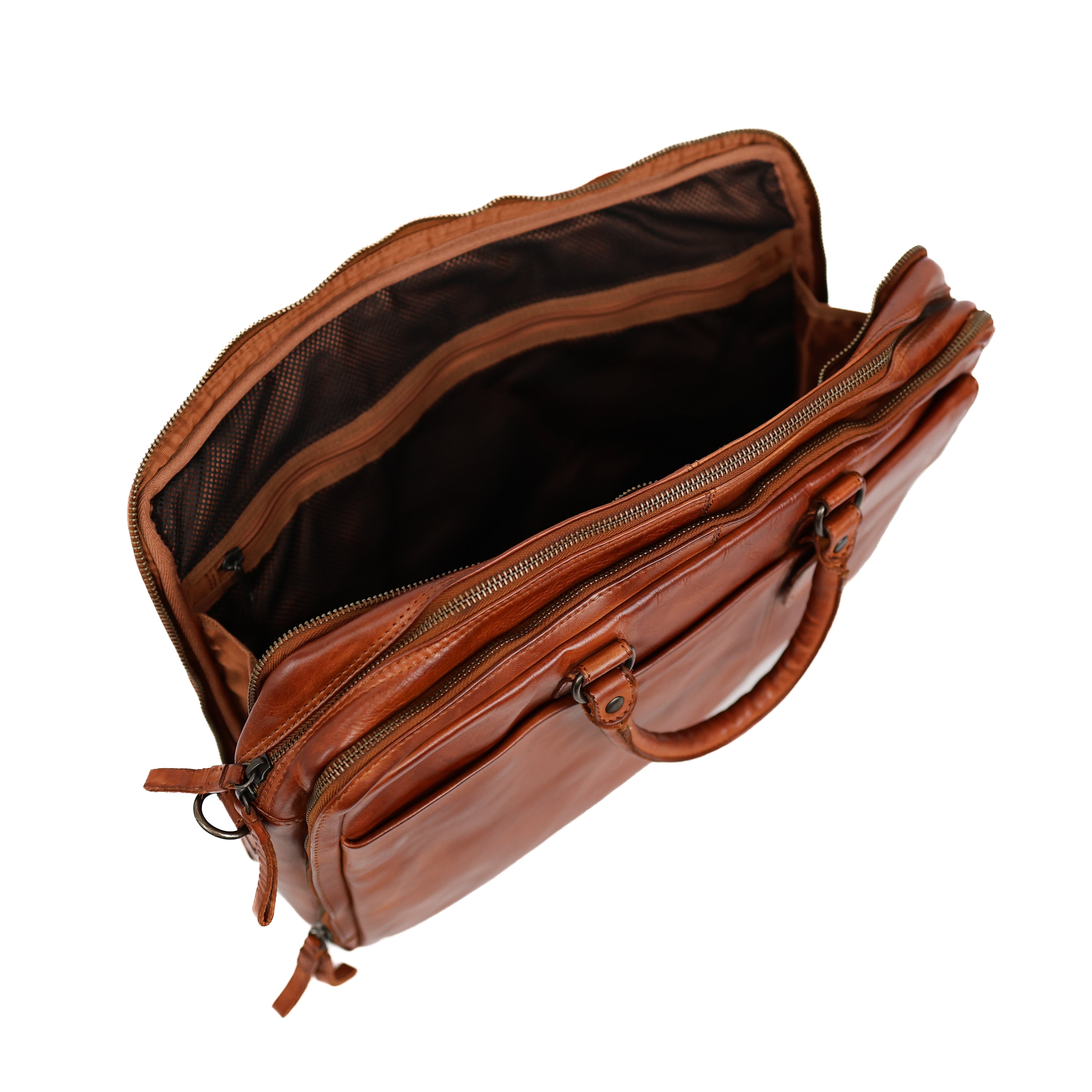 Laptop Tasche 'Silke' Cognac