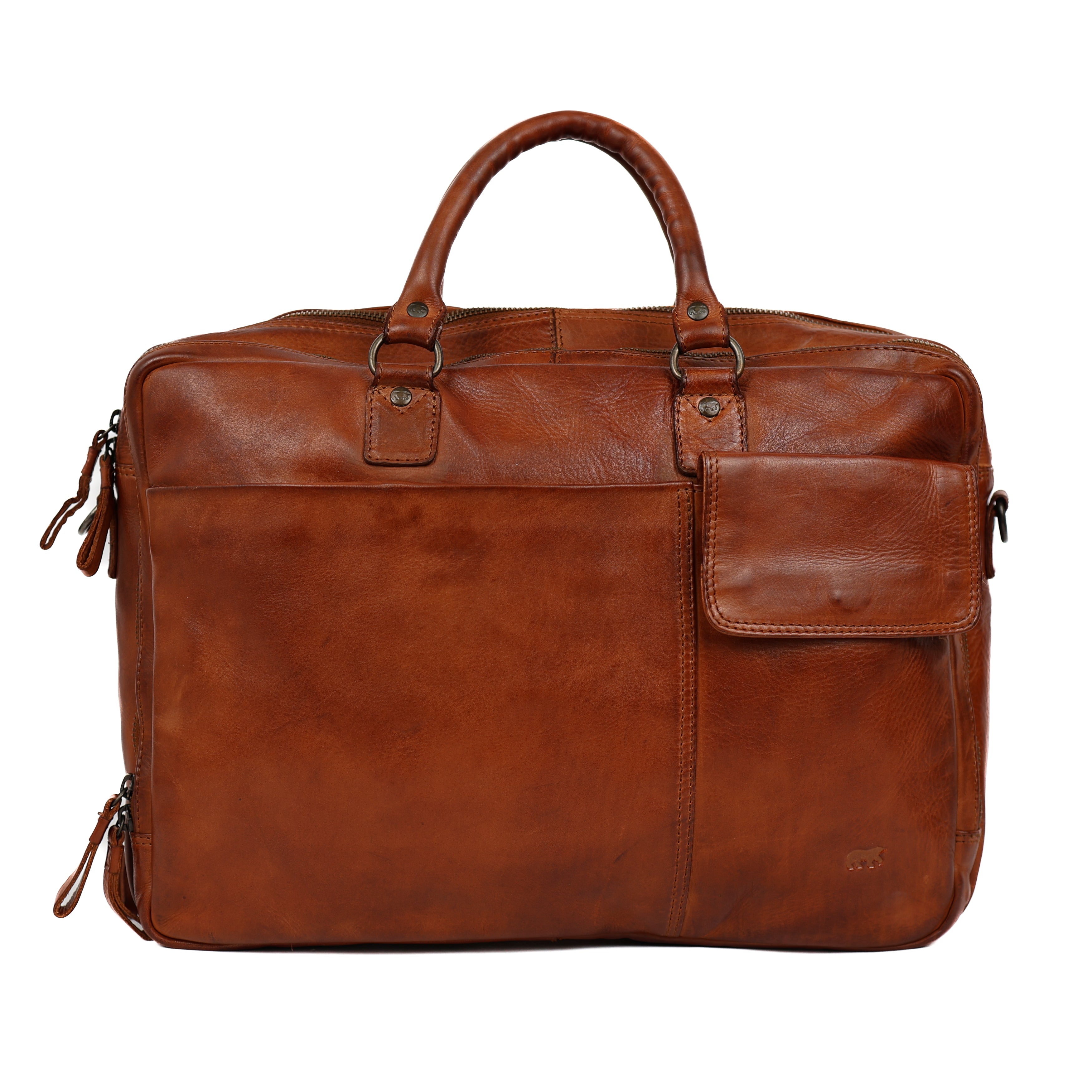 Laptop Tasche 'Silke' Cognac