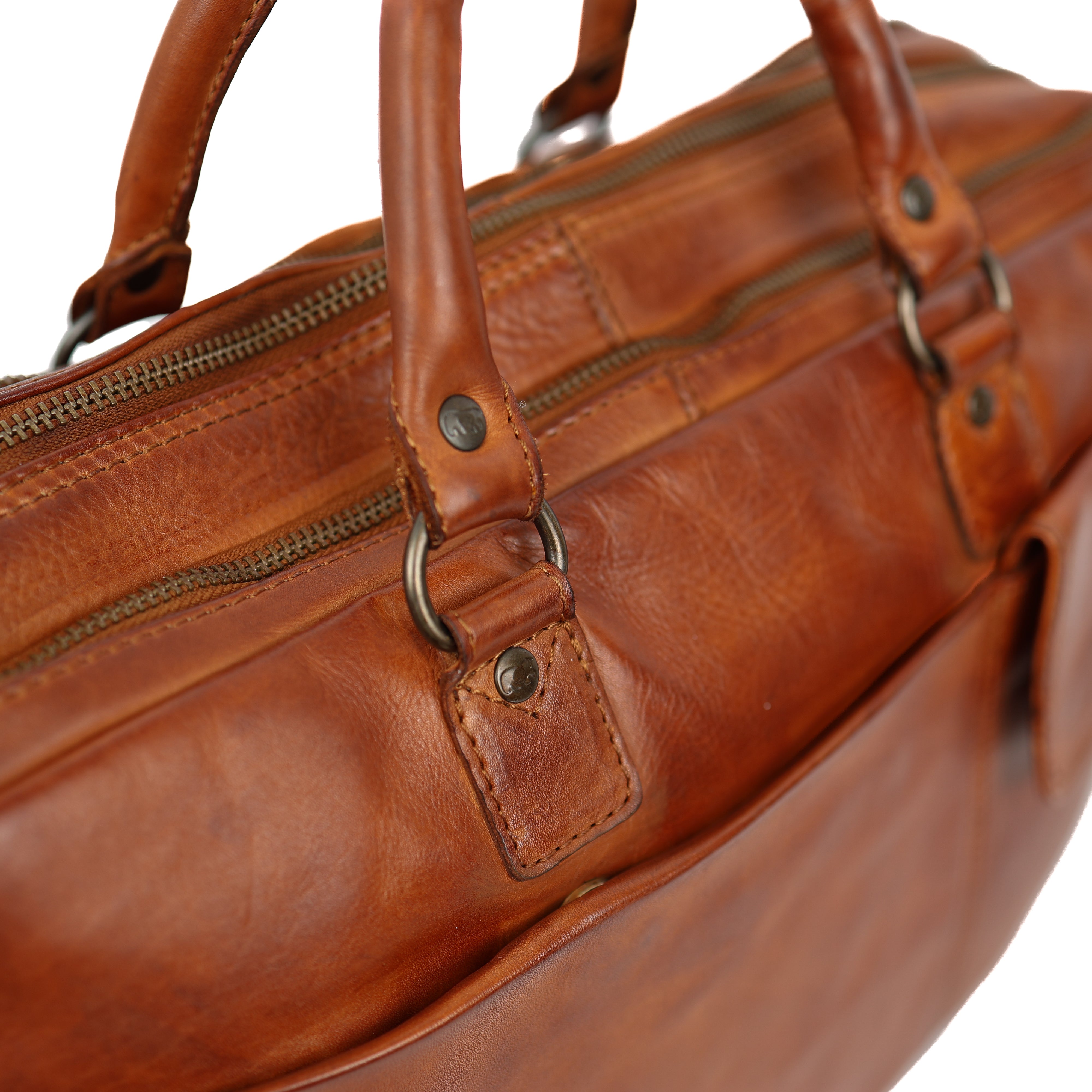 Laptop Tasche 'Silke' Cognac